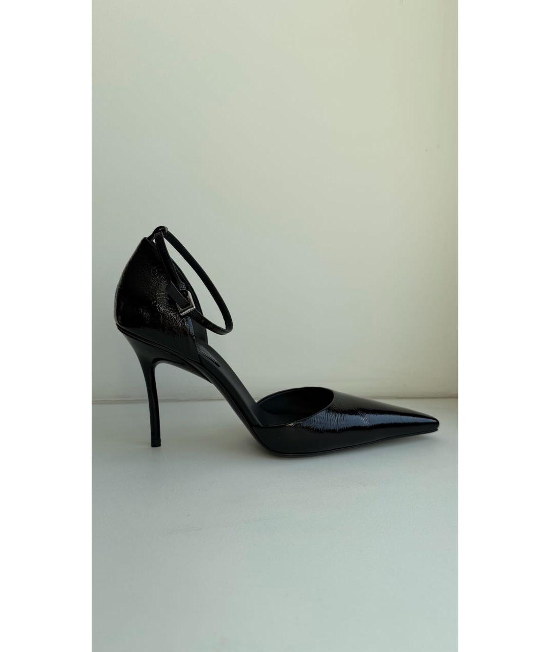 ALAIA Черные туфли из лакированной кожи, фото 8