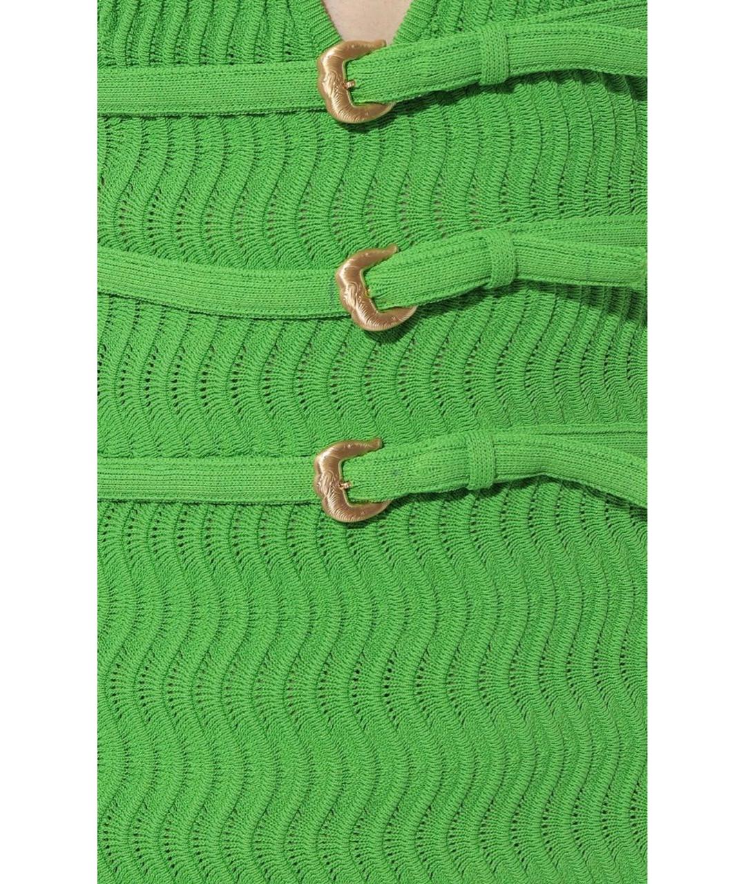 CULT GAIA Зеленые коктейльное платье, фото 5