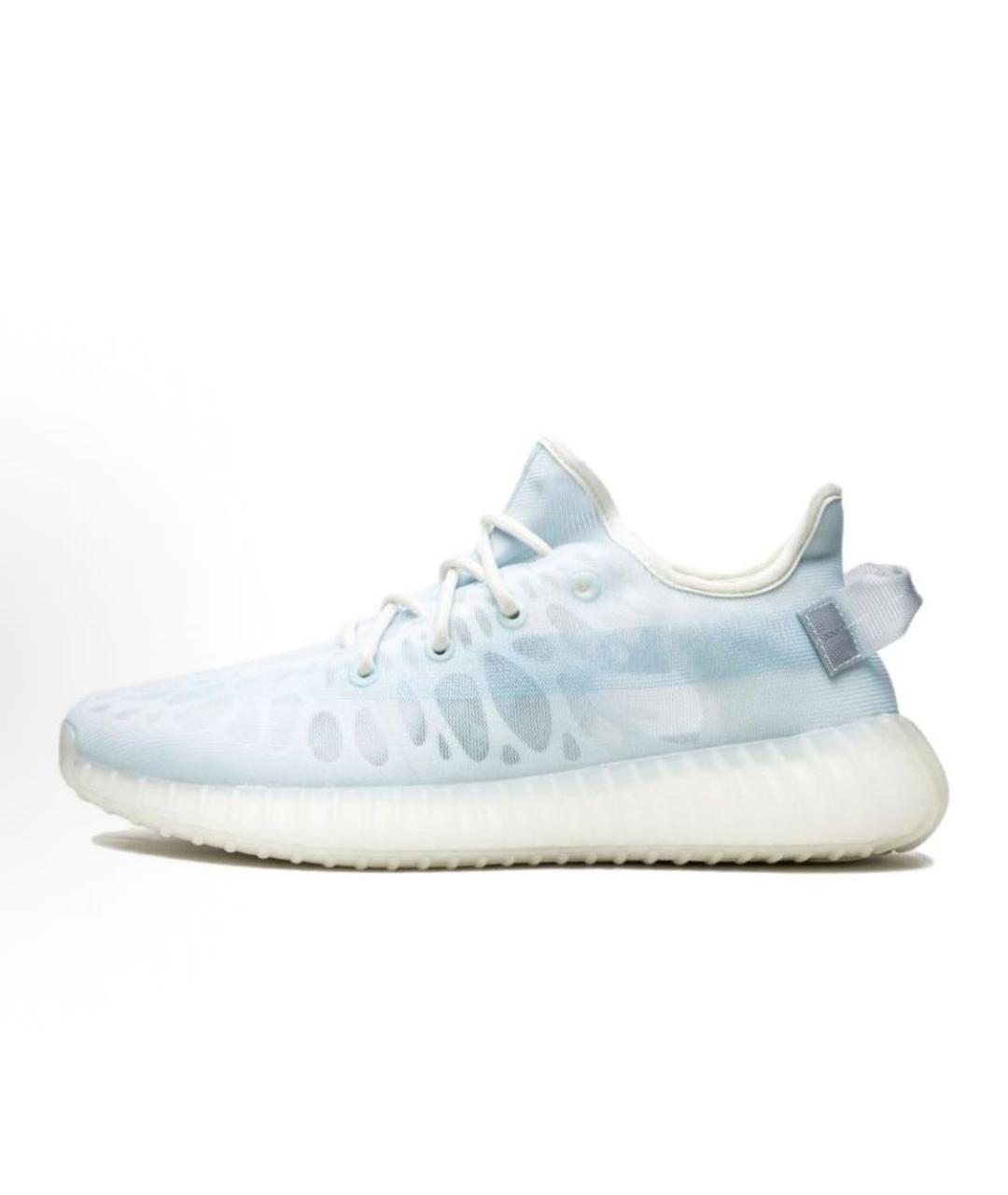 ADIDAS YEEZY Голубые низкие кроссовки / кеды, фото 4