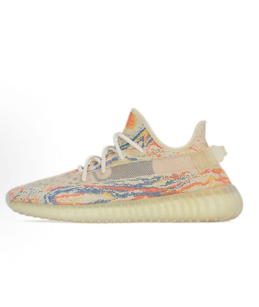 ADIDAS YEEZY Мульти текстильные низкие кроссовки / кеды, фото 4