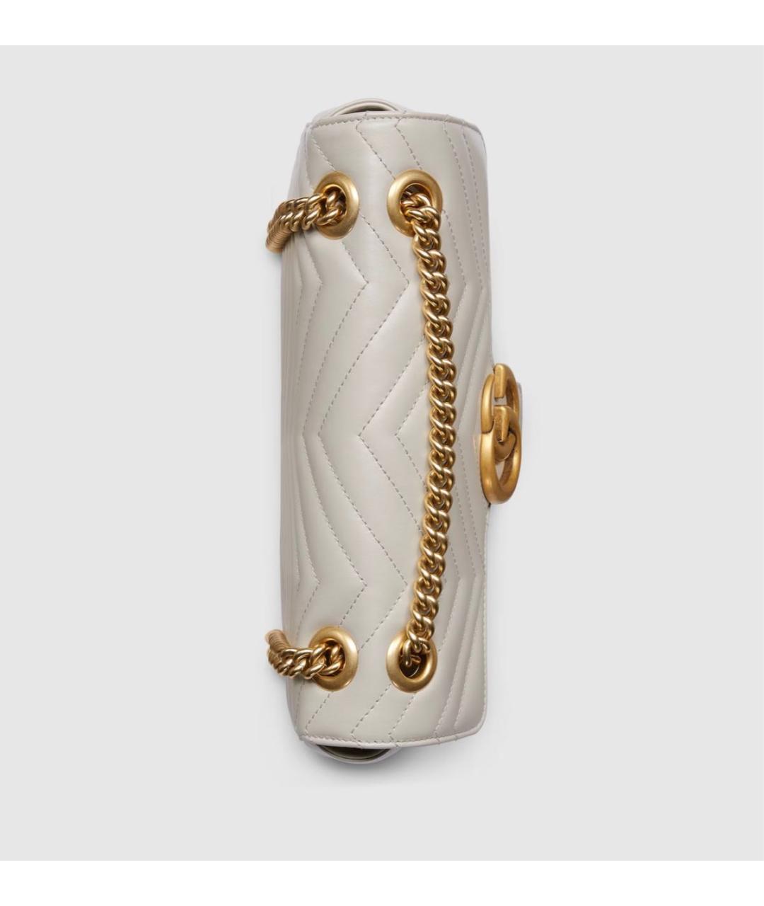 GUCCI Серая кожаная сумка через плечо, фото 8