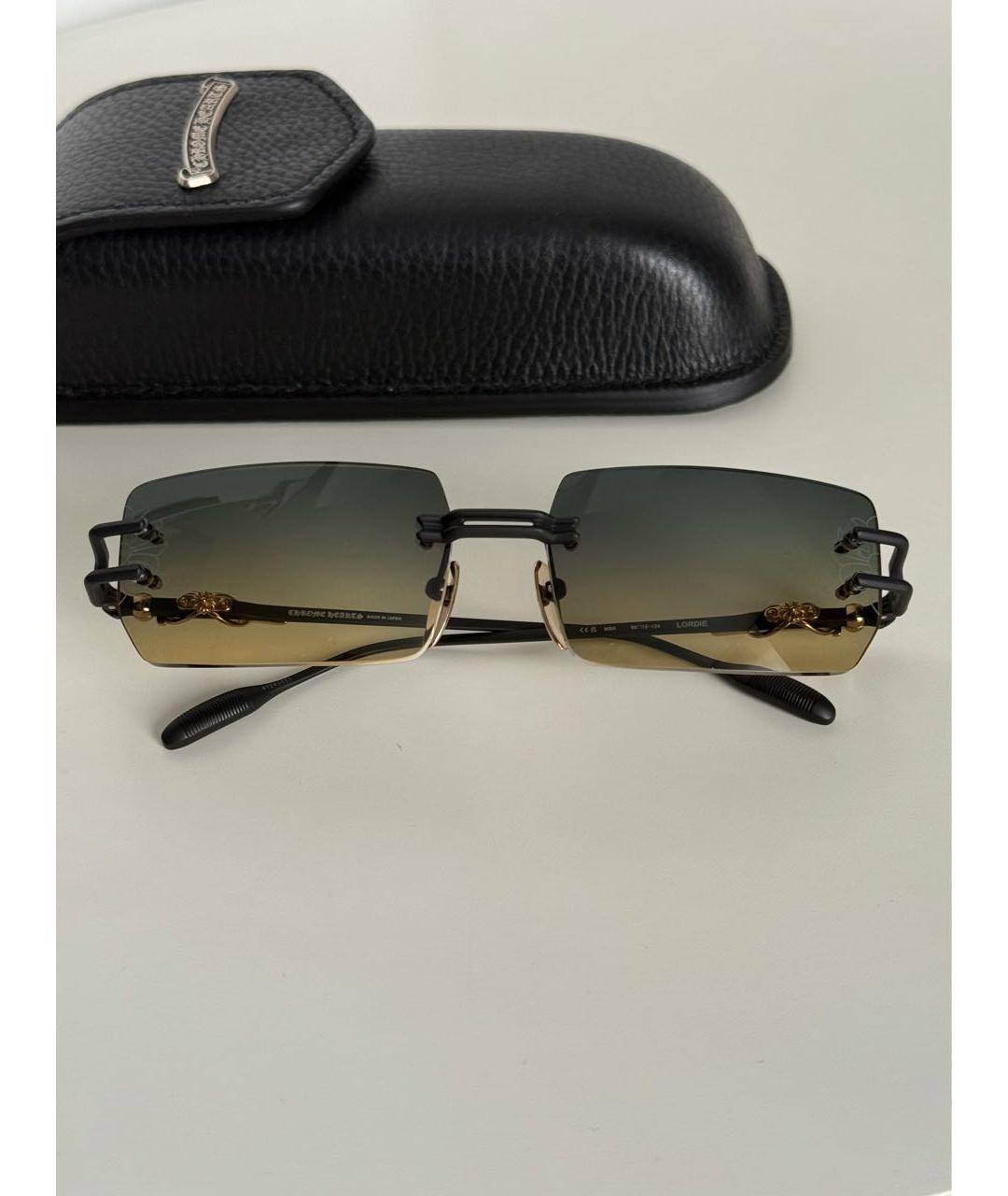 CHROME HEARTS Темно-синие пластиковые солнцезащитные очки, фото 6