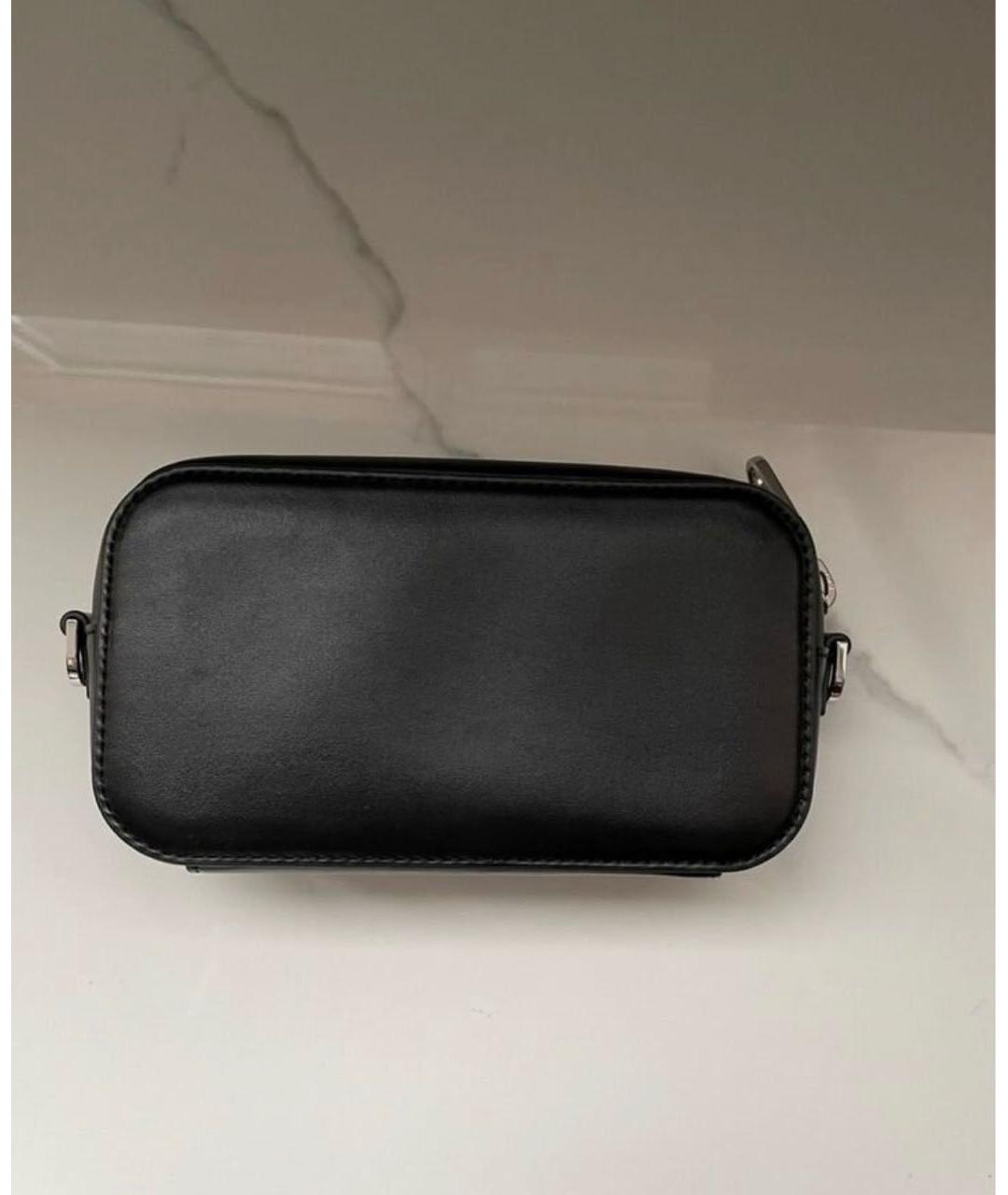 KARL LAGERFELD Черная сумка на плечо из искусственной кожи, фото 3