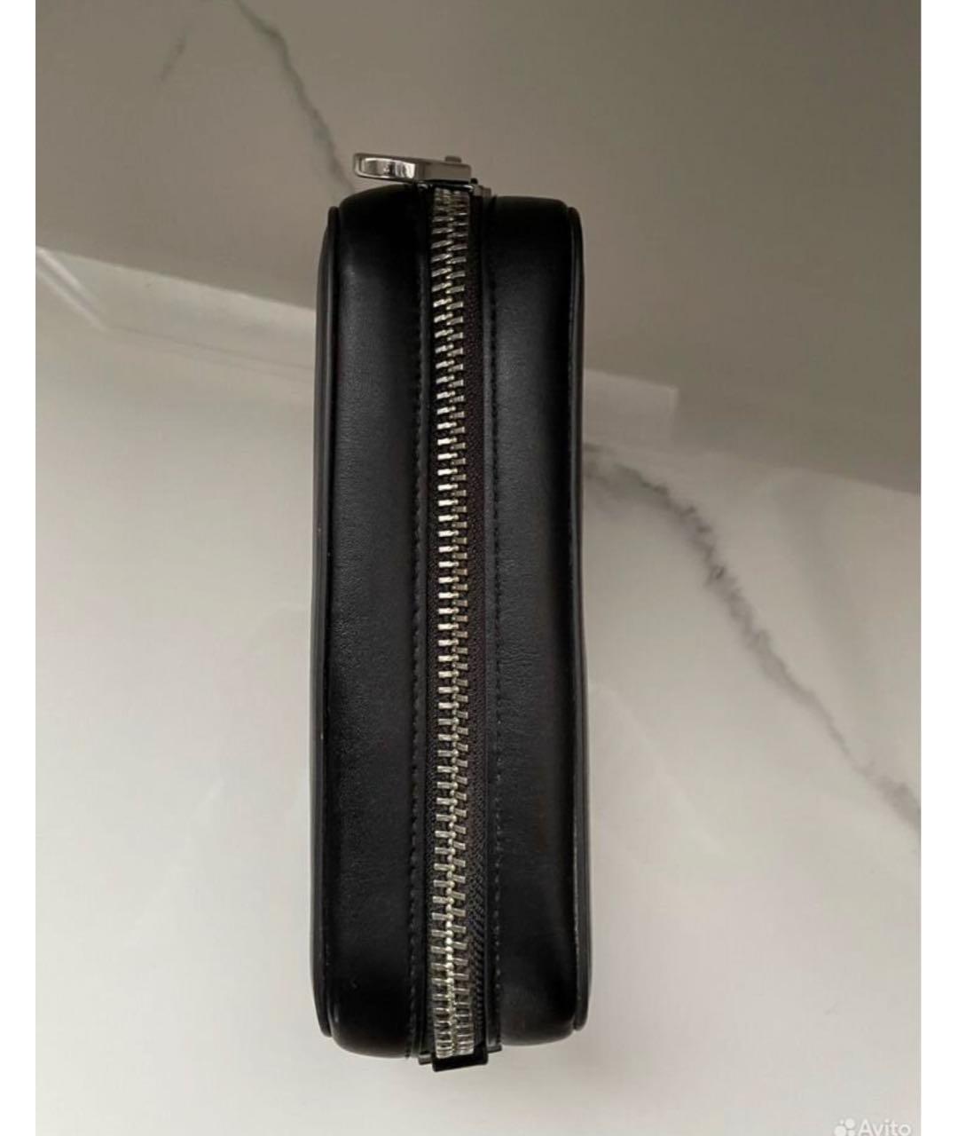 KARL LAGERFELD Черная сумка на плечо из искусственной кожи, фото 4