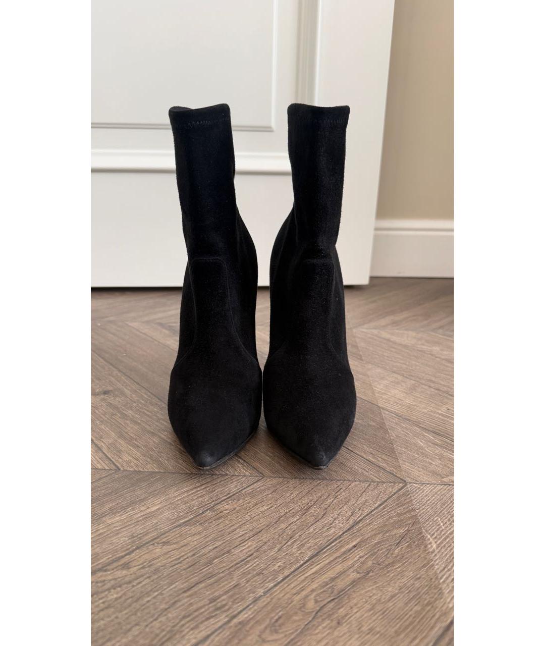 CASADEI Черные замшевые ботильоны, фото 2