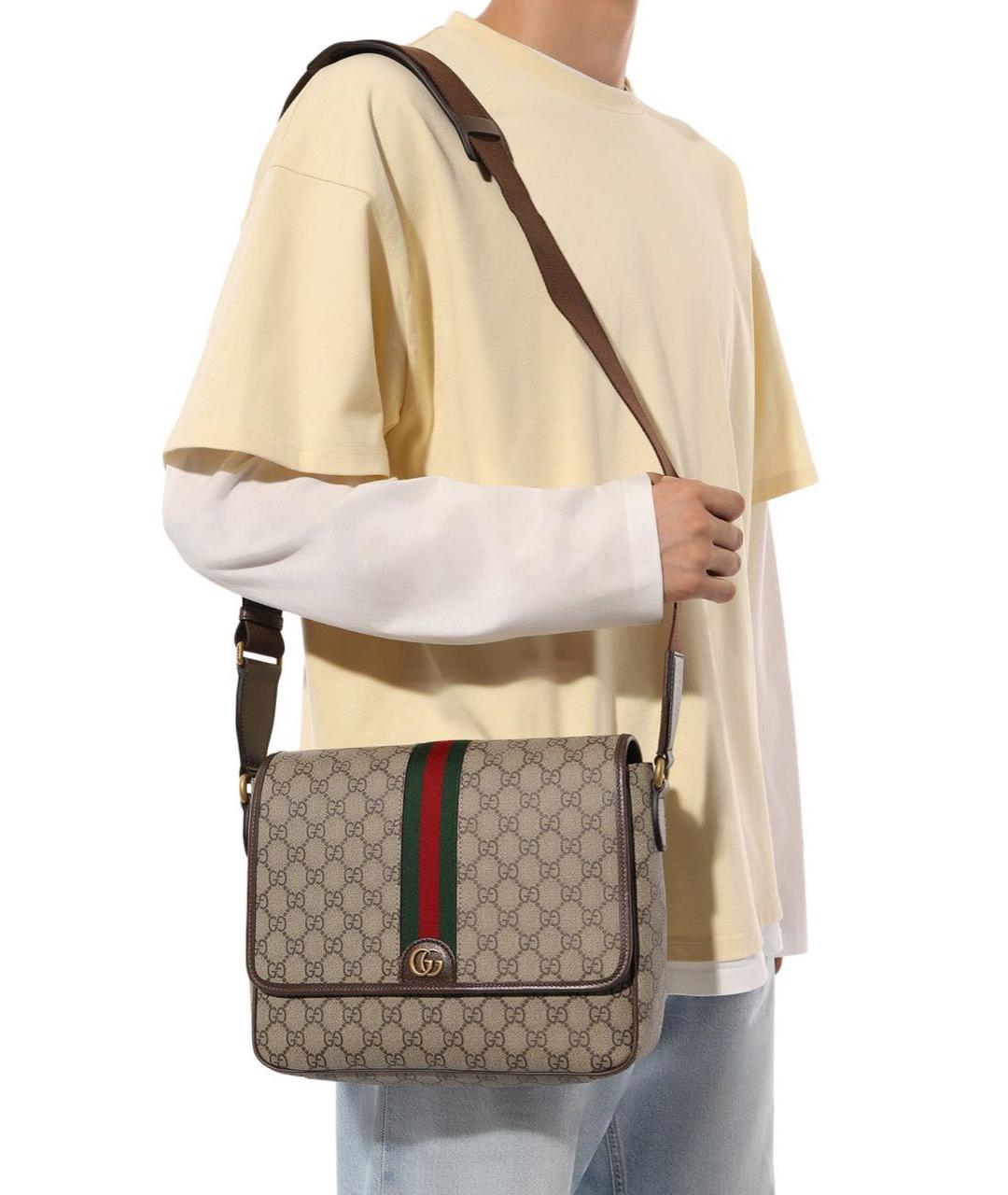 GUCCI Бежевая сумка через плечо, фото 3