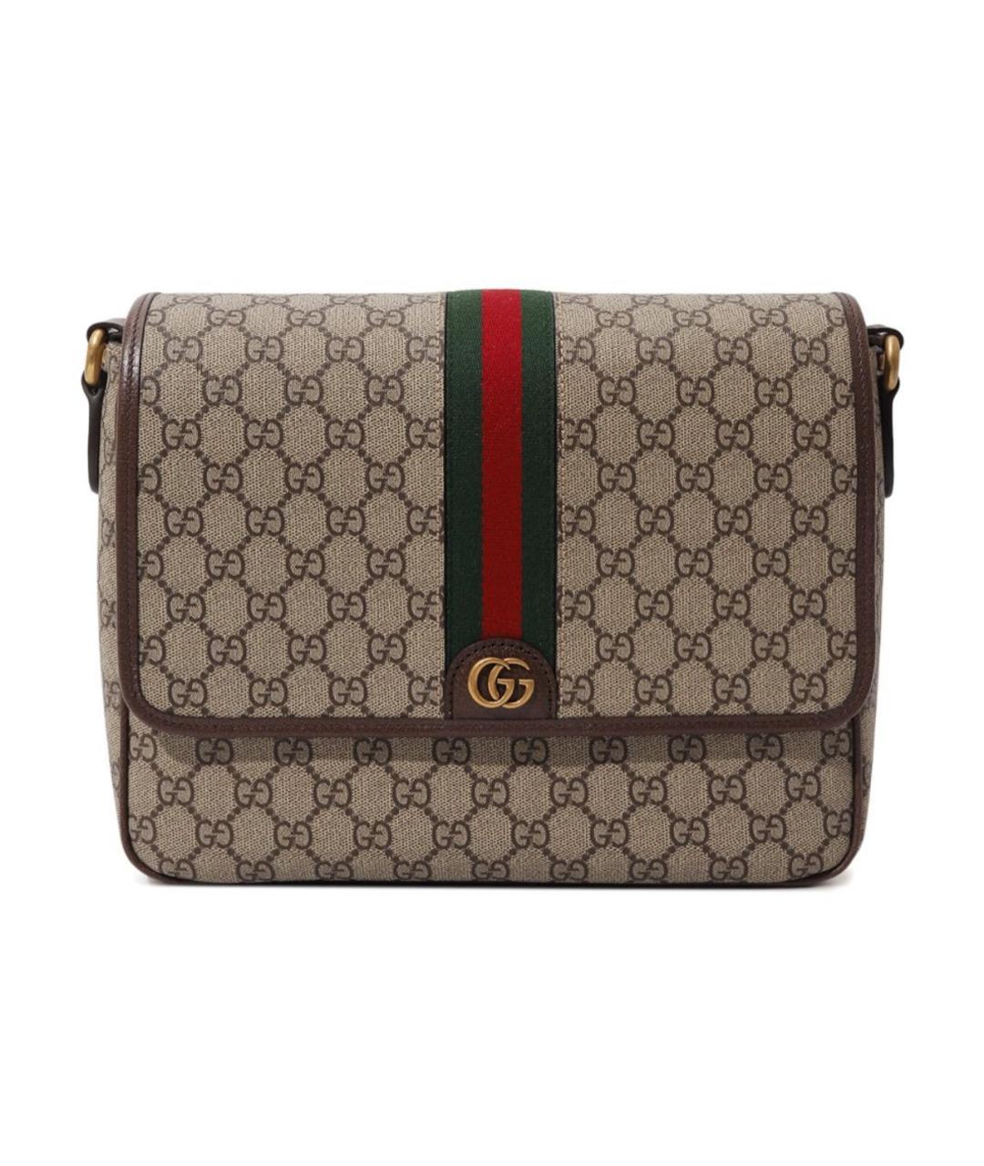 GUCCI Бежевая сумка на плечо, фото 1