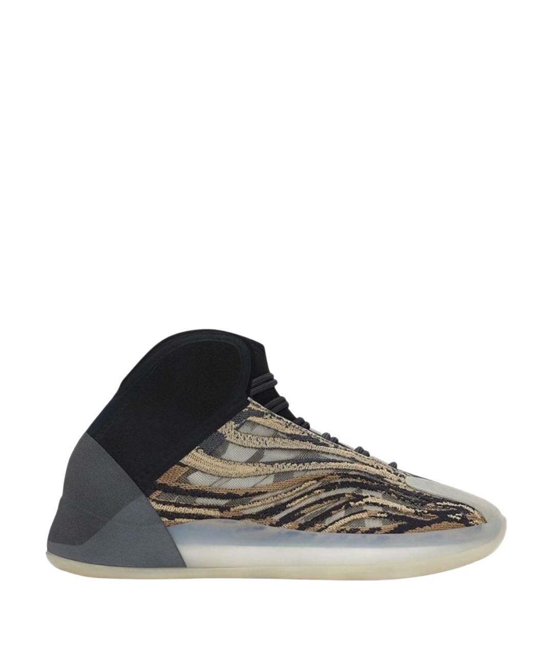 ADIDAS YEEZY Бежевые низкие кроссовки / кеды, фото 1