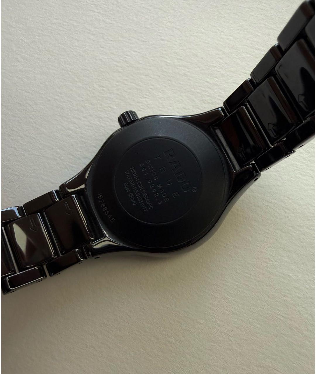 RADO Черные керамические часы, фото 5