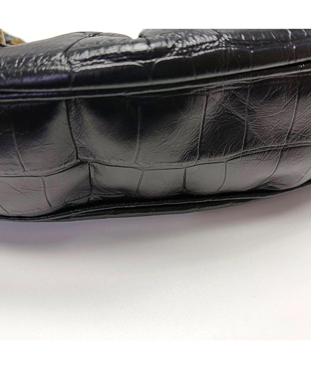 BALENCIAGA Черная кожаная сумка через плечо, фото 7