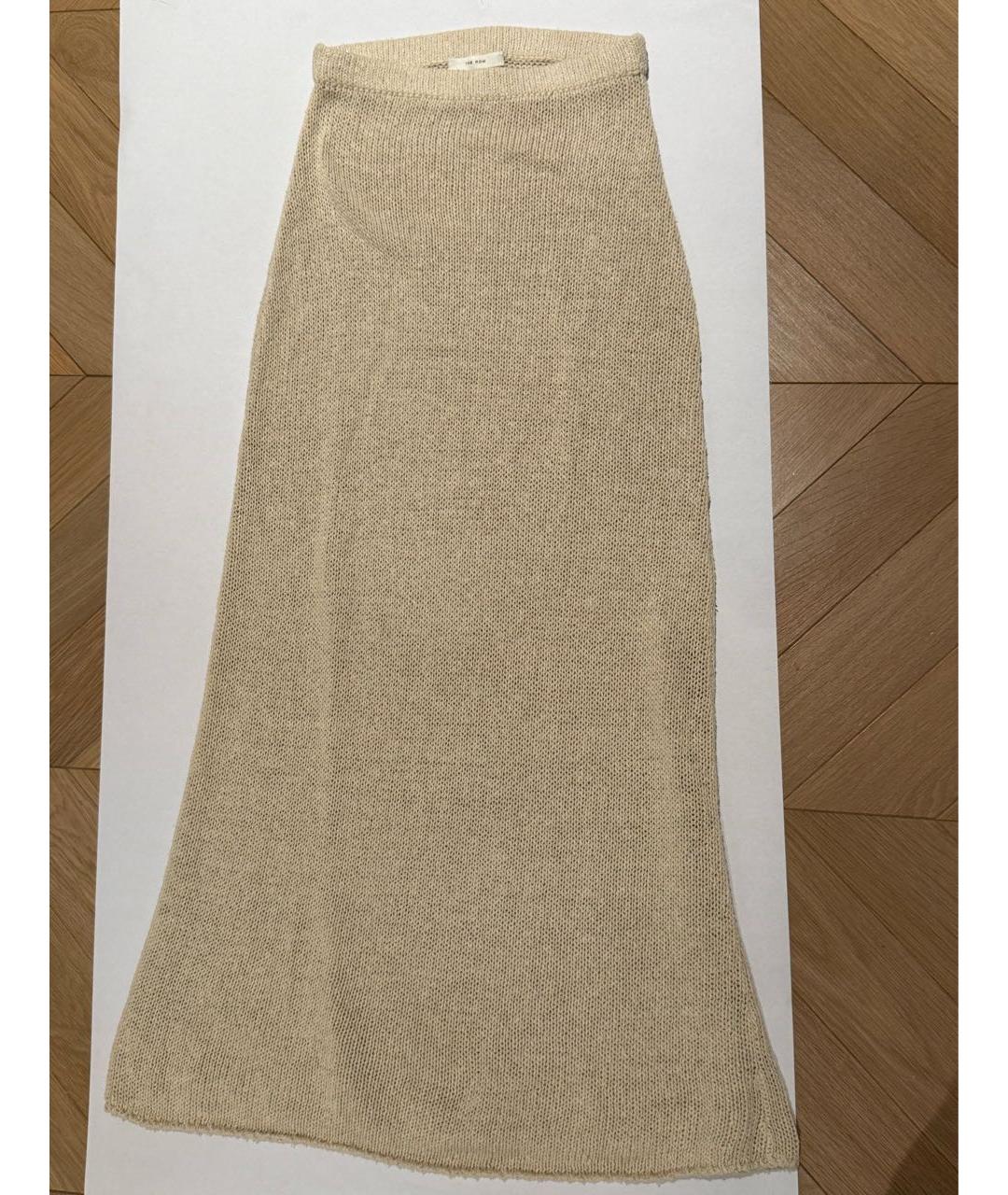 THE ROW Бежевый шелковый костюм с брюками, фото 2