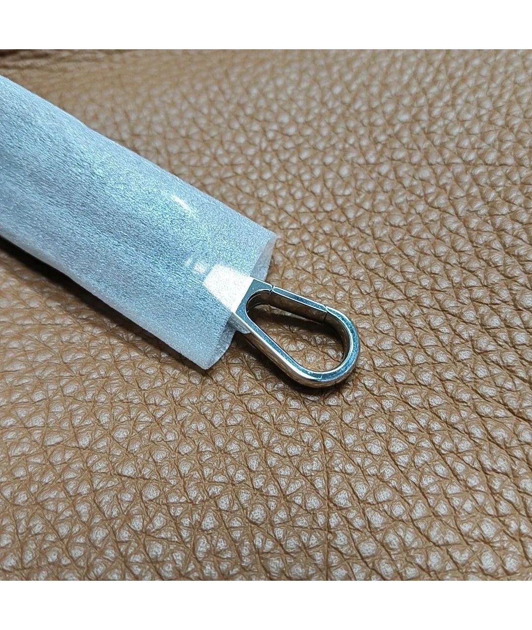 HERMES Коричневая кожаная сумка через плечо, фото 7