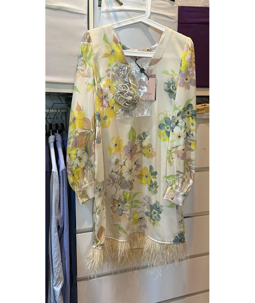 TWIN-SET Мульти повседневное платье, фото 5