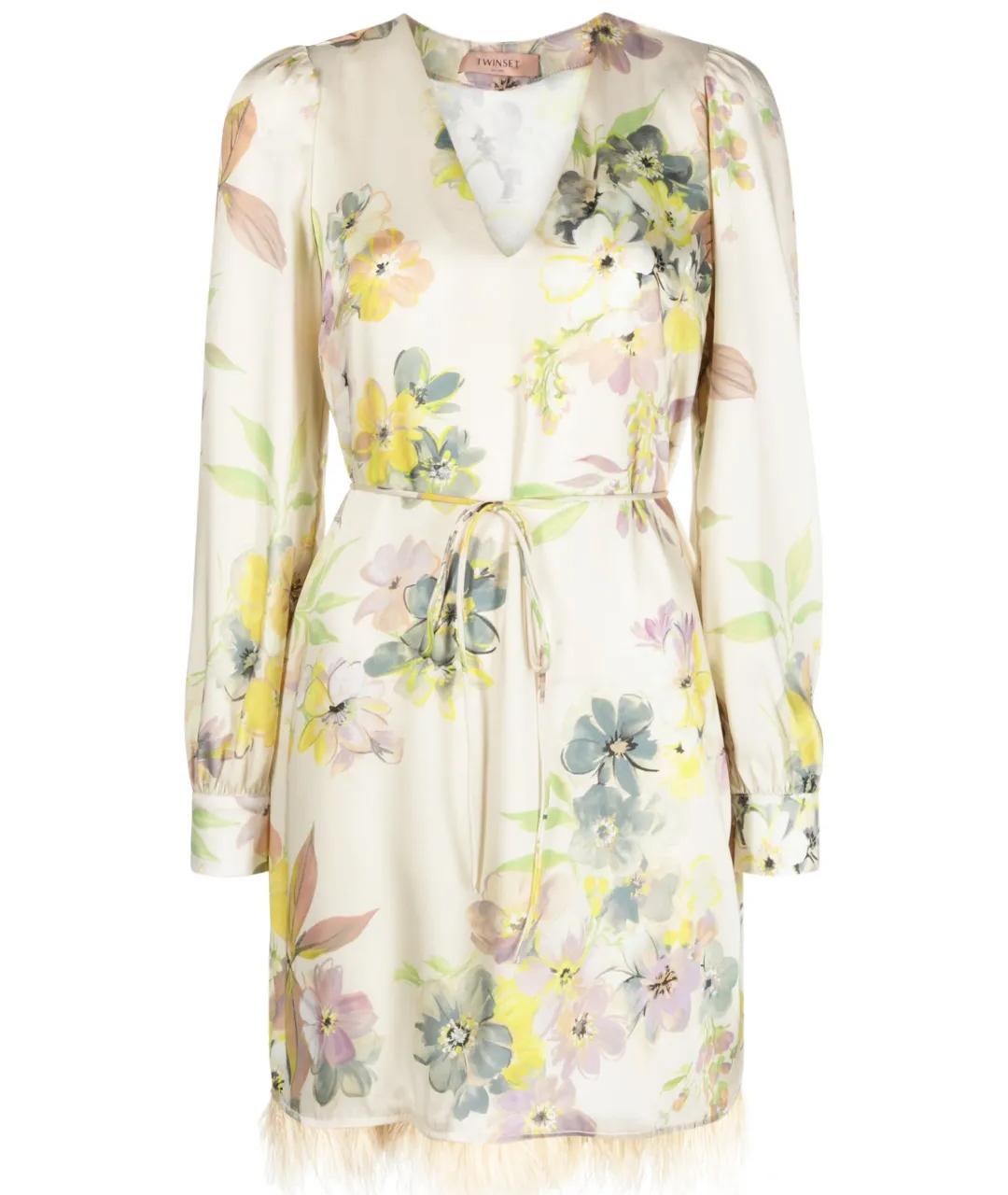 TWIN-SET Мульти повседневное платье, фото 1