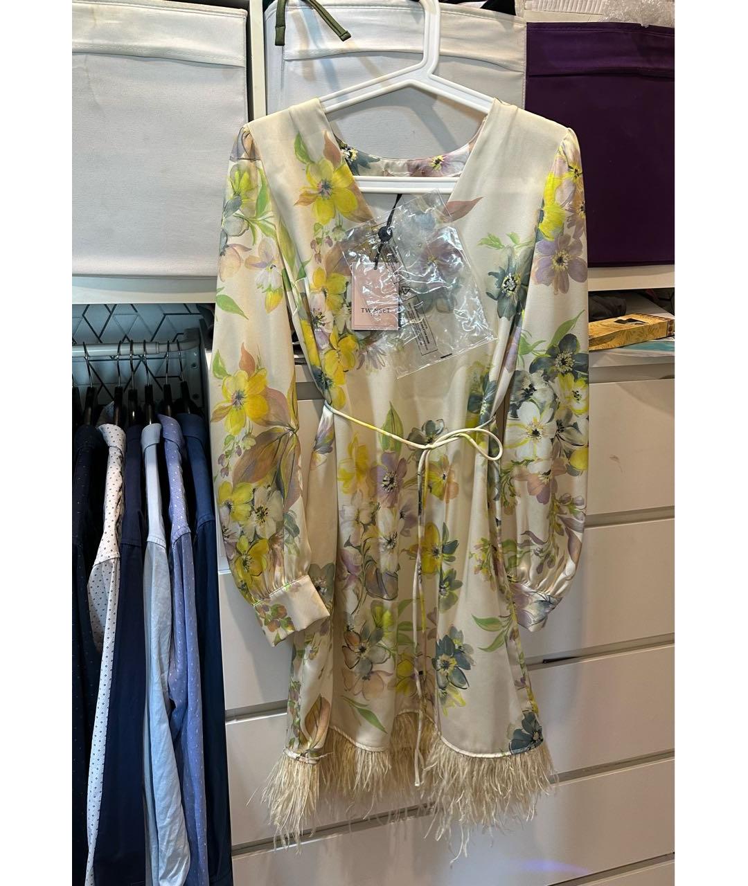 TWIN-SET Мульти повседневное платье, фото 6