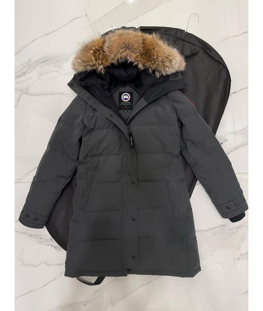 CANADA GOOSE Антрацитовый пуховик, фото 9