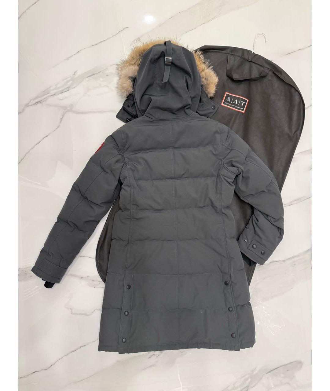 CANADA GOOSE Антрацитовый пуховик, фото 6