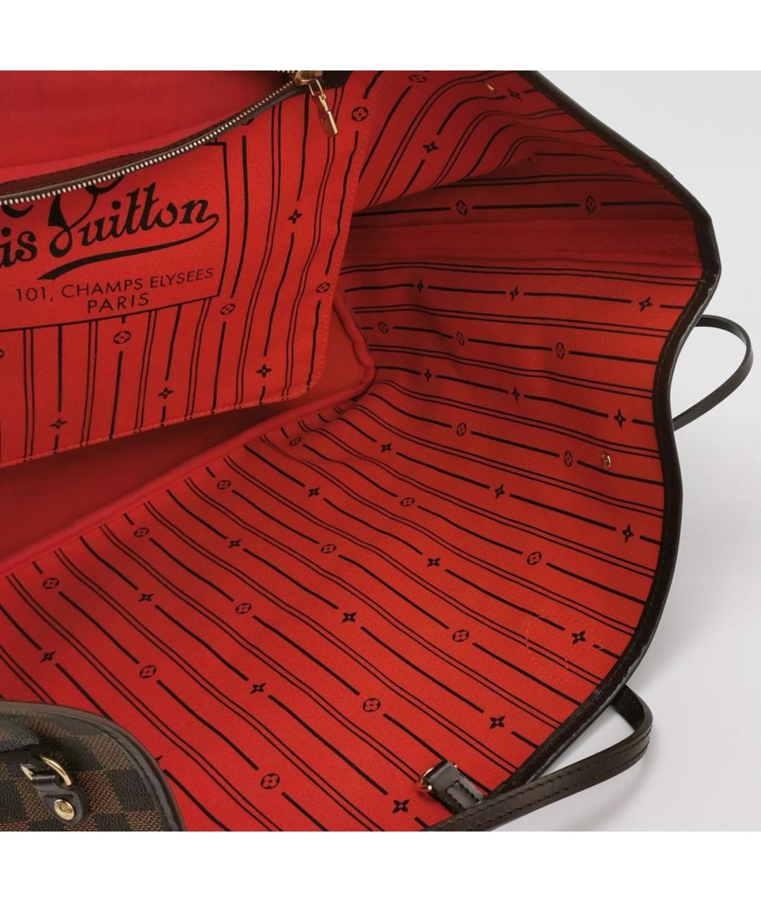 LOUIS VUITTON Коричневая сумка тоут, фото 6