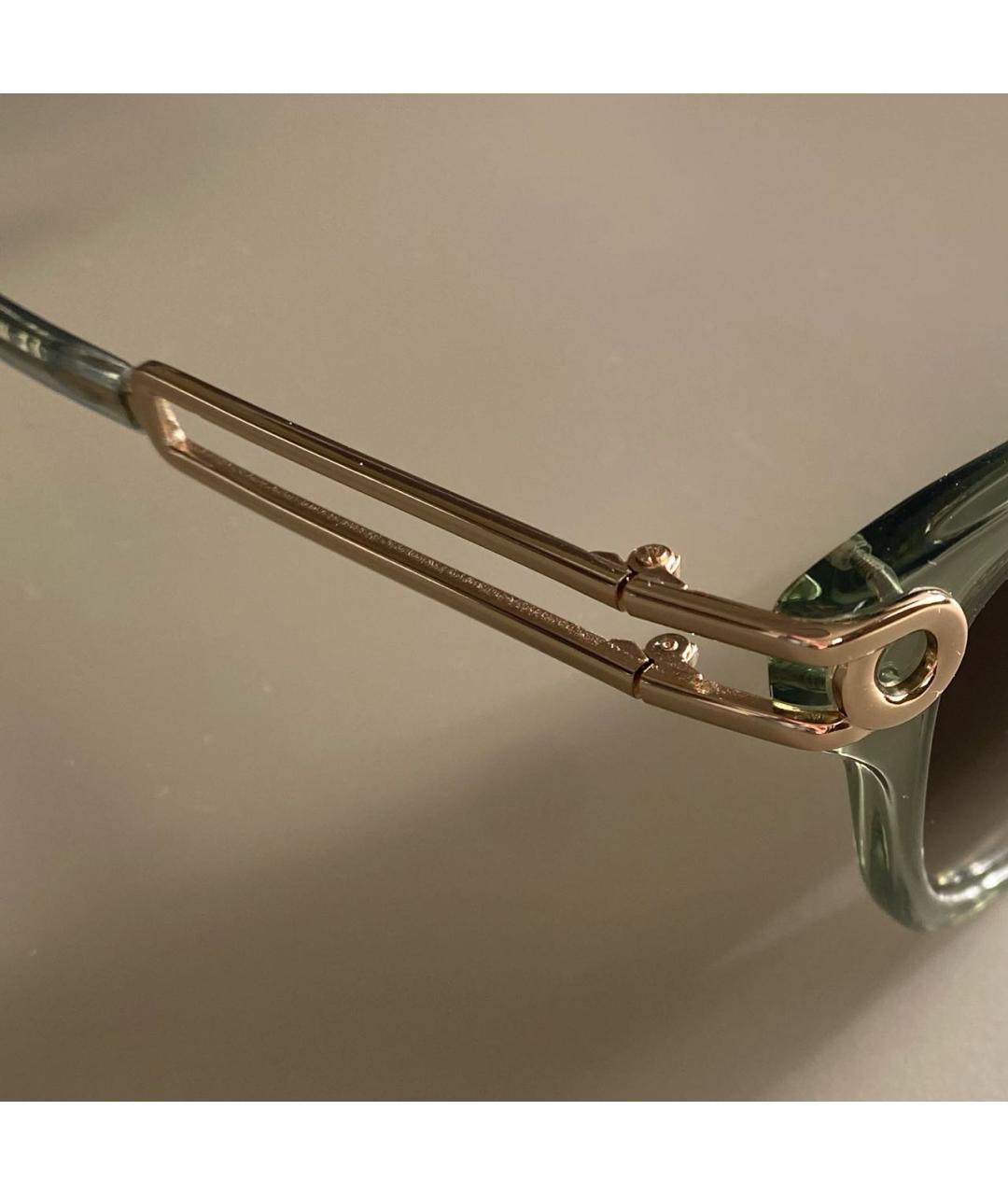 CHLOE Салатовые пластиковые солнцезащитные очки, фото 2