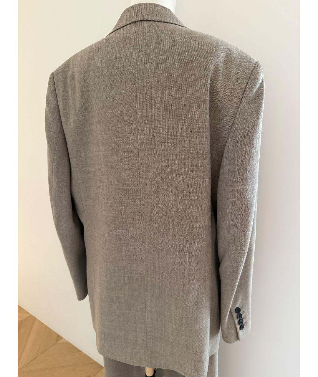 THE ROW Бежевый шерстяной костюм с брюками, фото 2