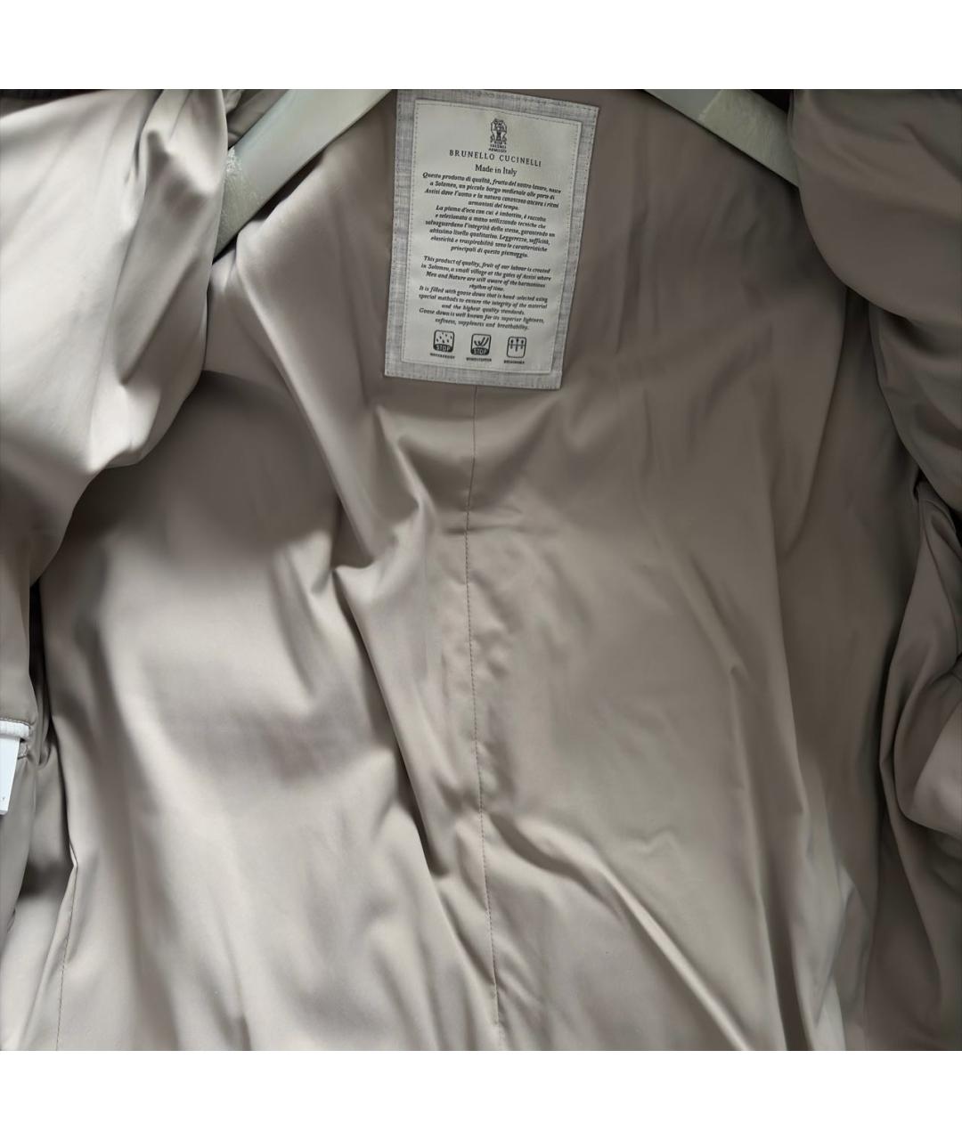 BRUNELLO CUCINELLI Антрацитовая кашемировая парка, фото 7