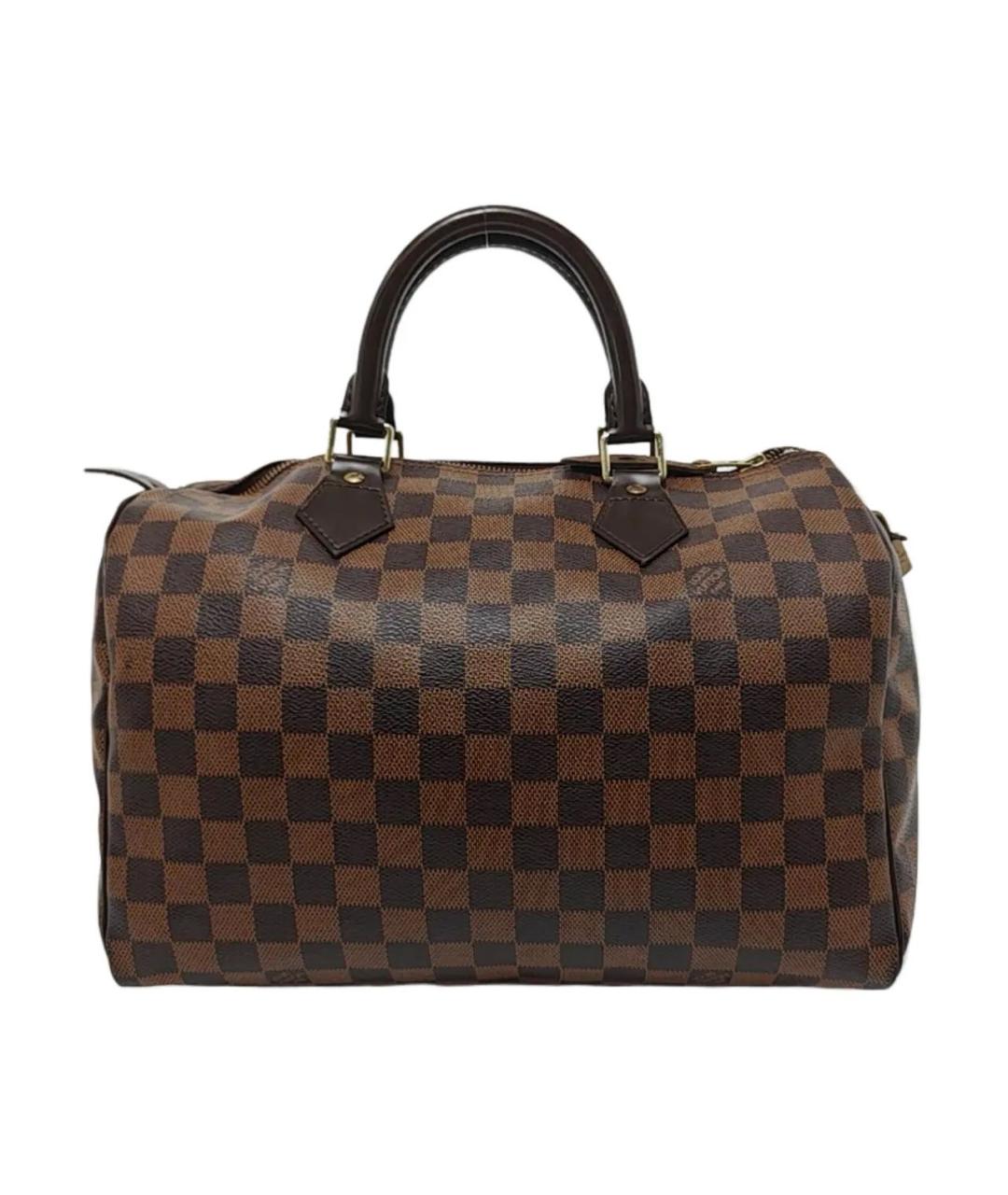 LOUIS VUITTON Коричневая сумка с короткими ручками, фото 9