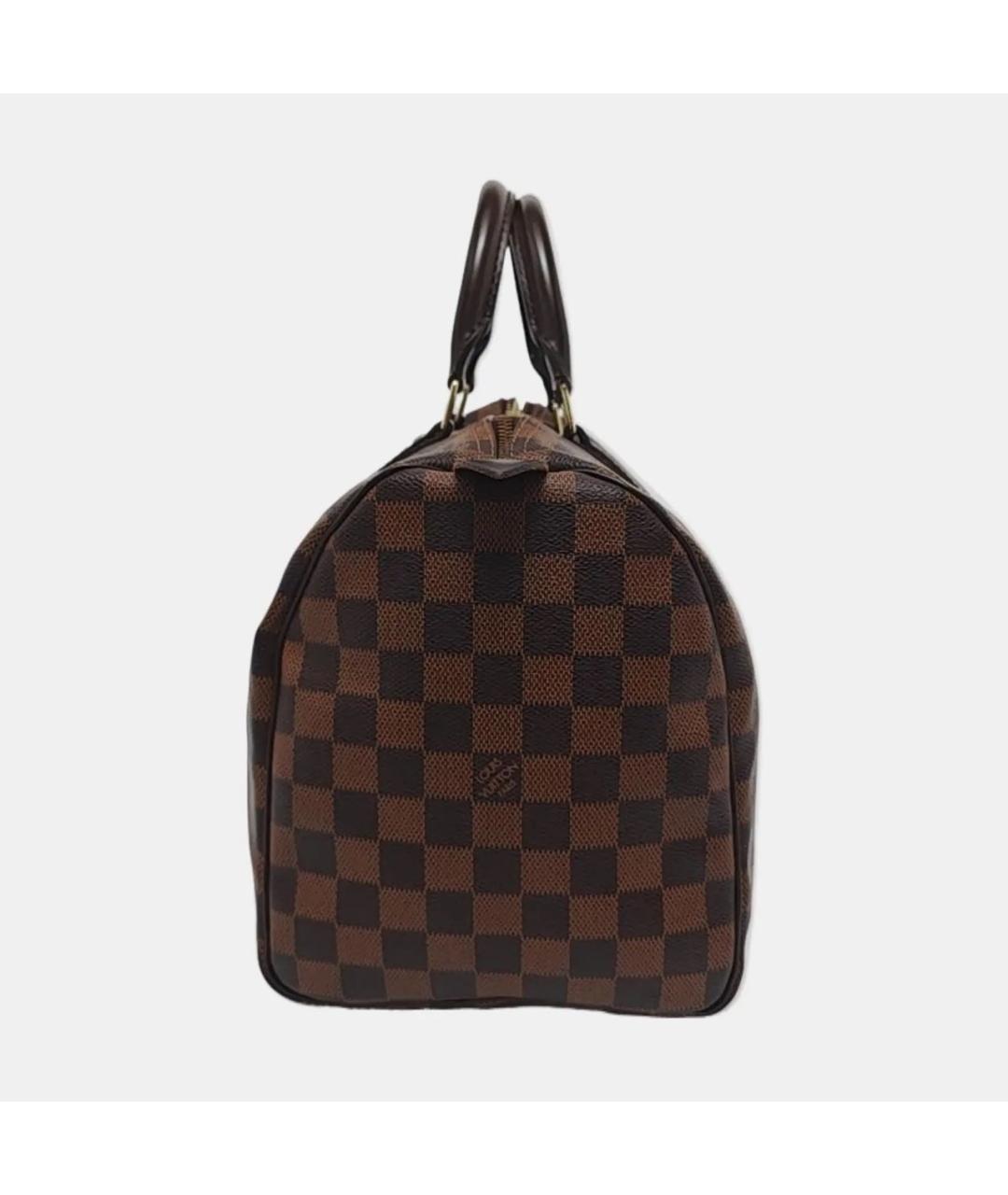 LOUIS VUITTON Коричневая сумка с короткими ручками, фото 3