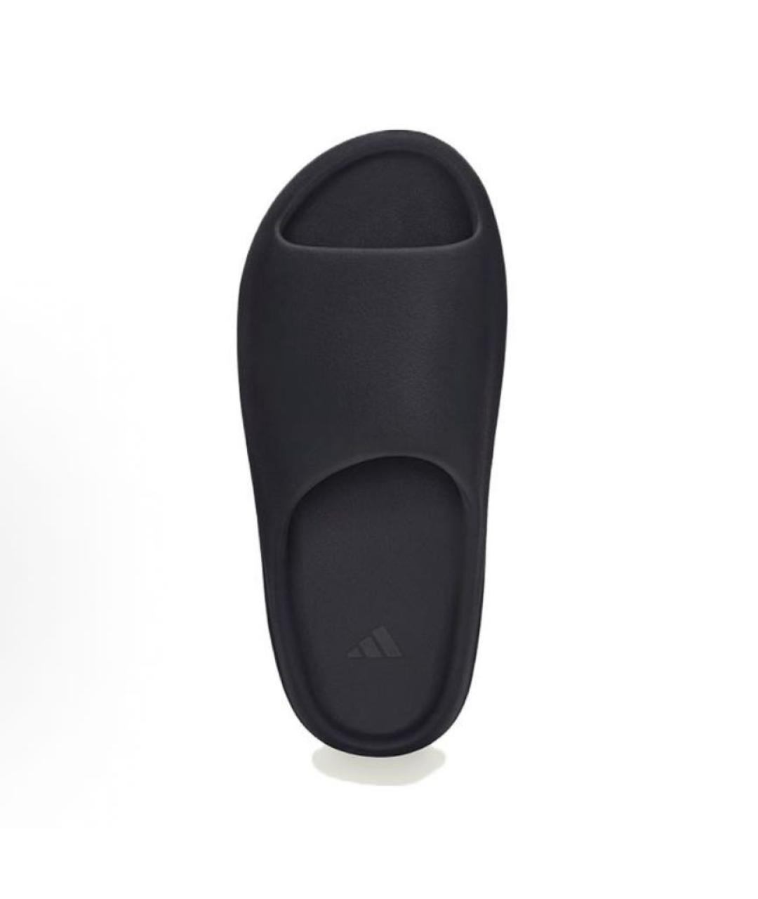 ADIDAS YEEZY Черные резиновые шлепанцы, фото 2