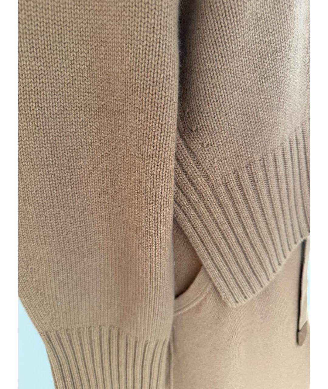 LORO PIANA Бежевый кашемировый костюм с брюками, фото 5