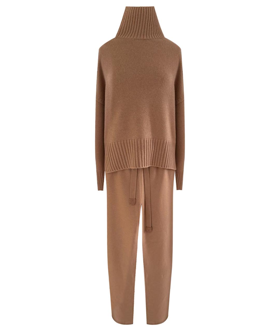 LORO PIANA Бежевый кашемировый костюм с брюками, фото 1