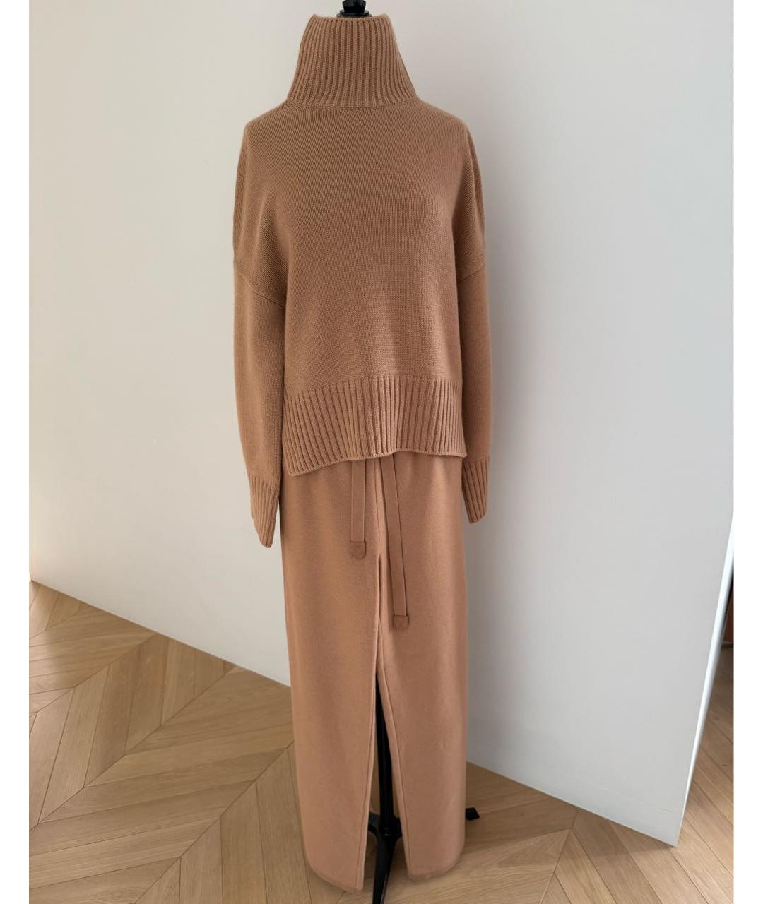 LORO PIANA Бежевый кашемировый костюм с брюками, фото 2