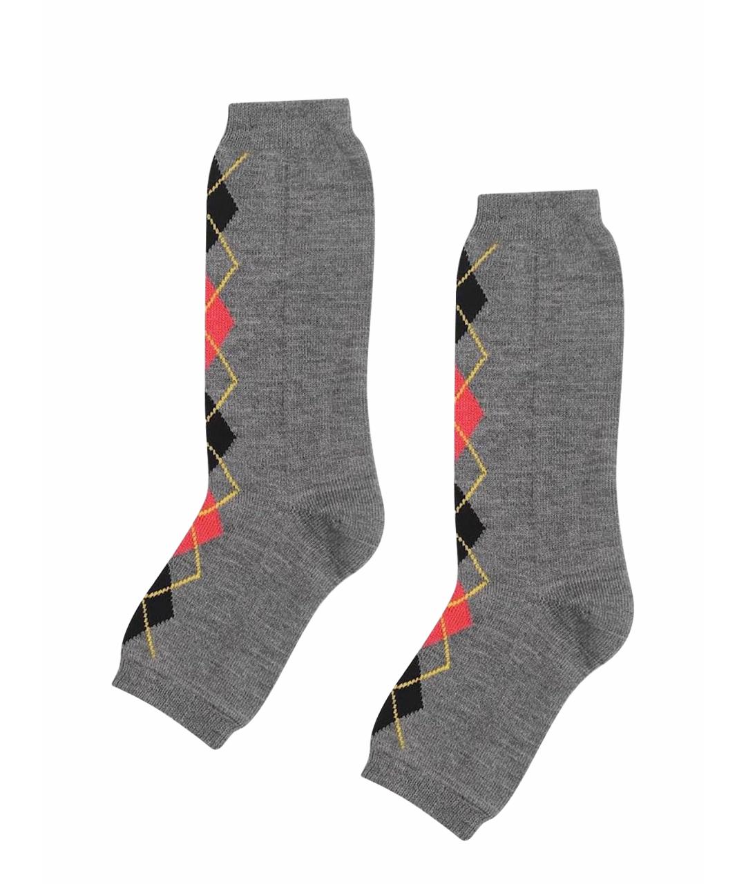 PRADA Серые носки, чулки и колготы, фото 1