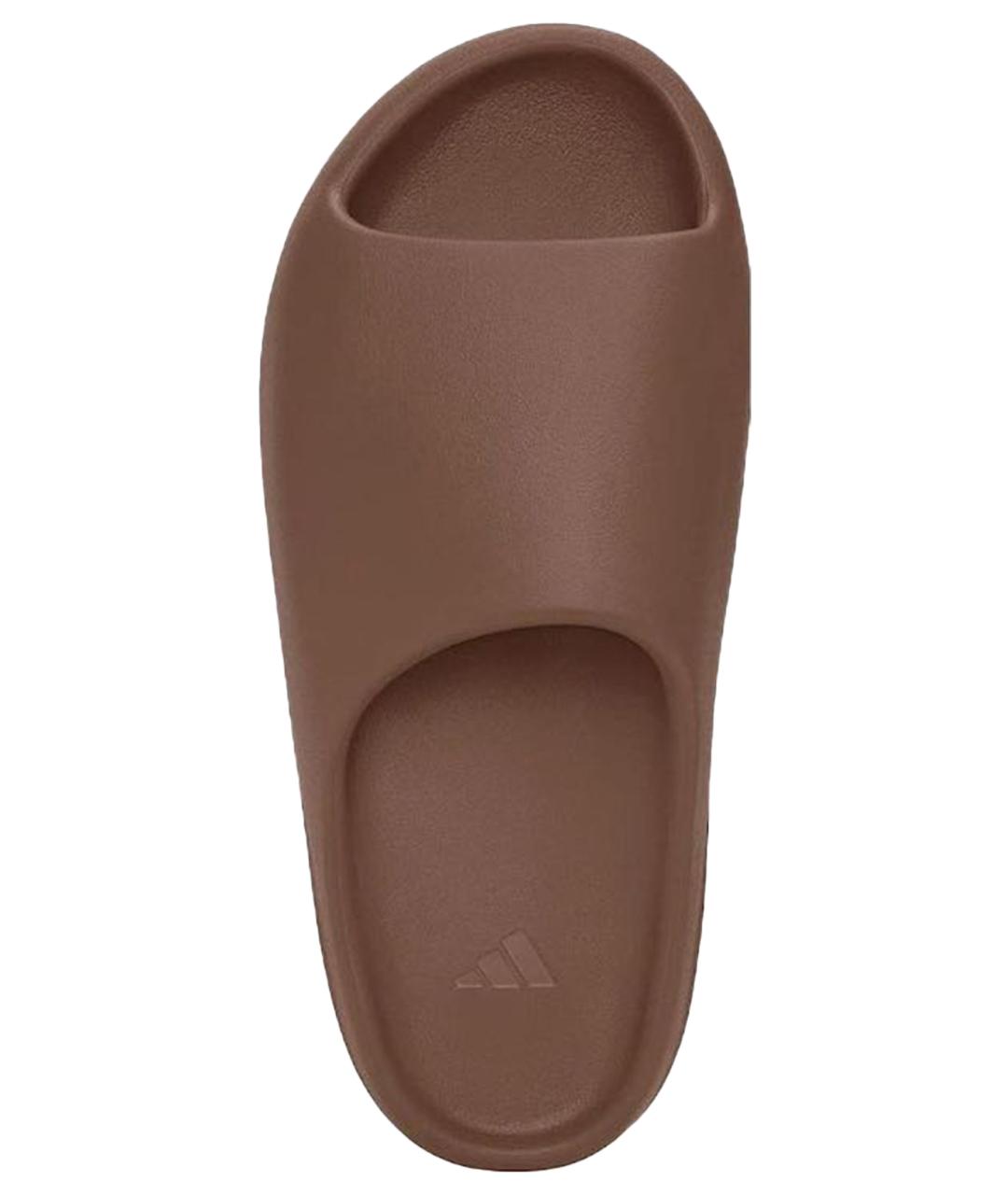 ADIDAS YEEZY Коричневые шлепанцы, фото 6