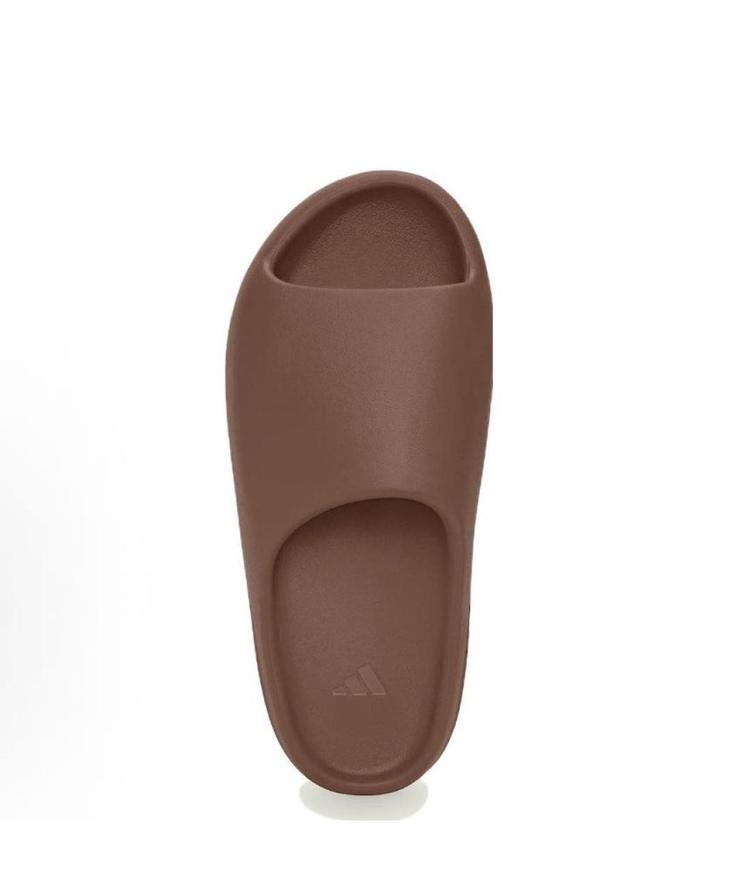 ADIDAS YEEZY Коричневые шлепанцы, фото 2
