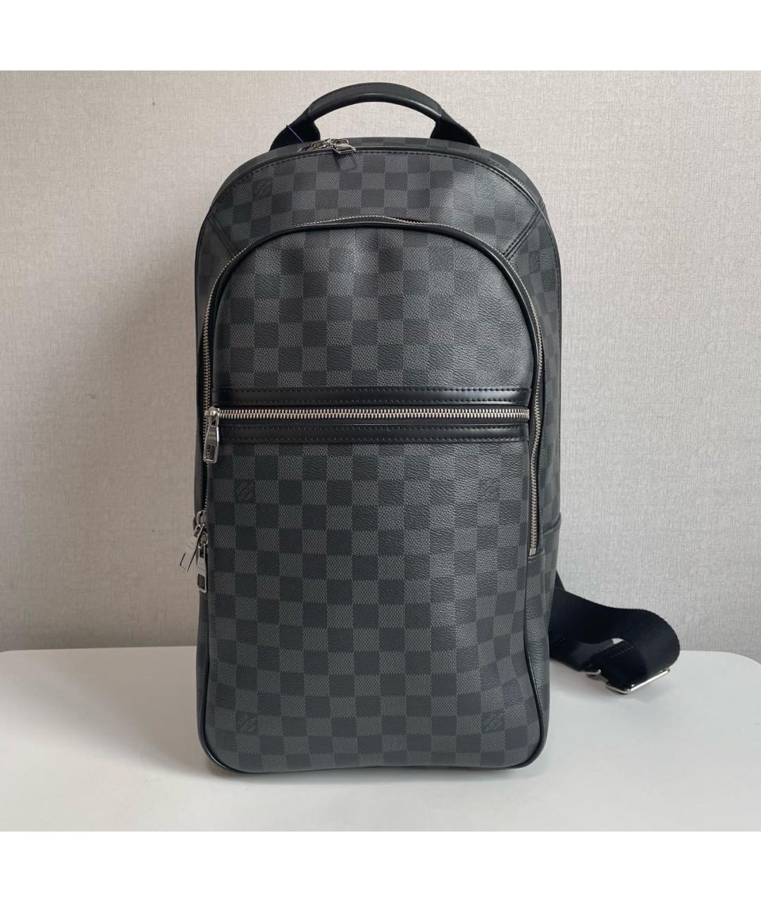 LOUIS VUITTON Черный рюкзак, фото 9