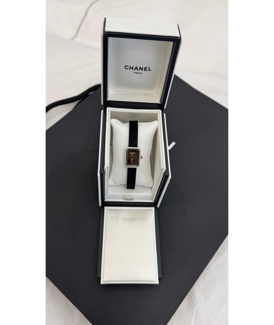 CHANEL Черные часы, фото 3