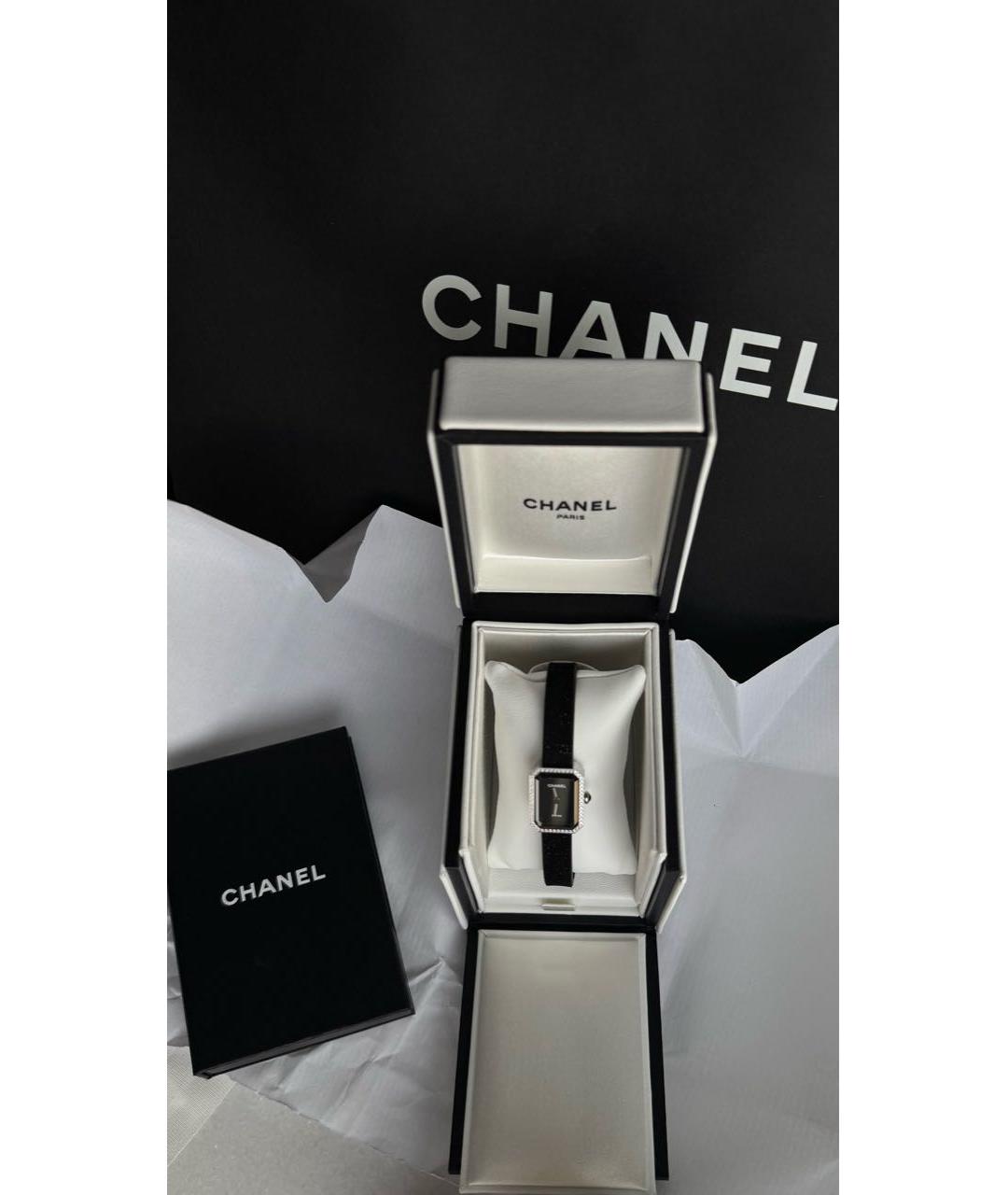 CHANEL Черные часы, фото 2