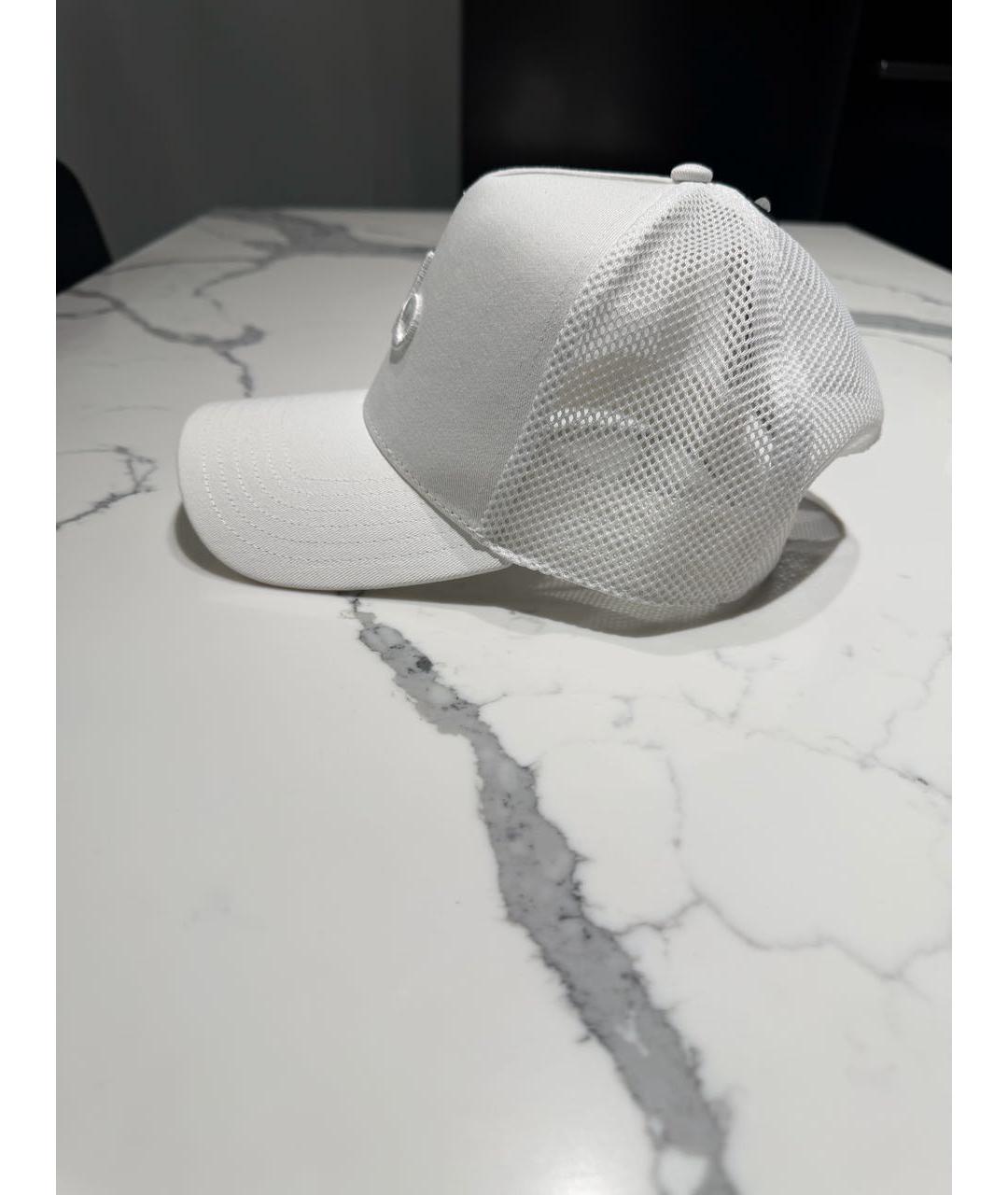 ALO YOGA Белая хлопковая кепка, фото 3