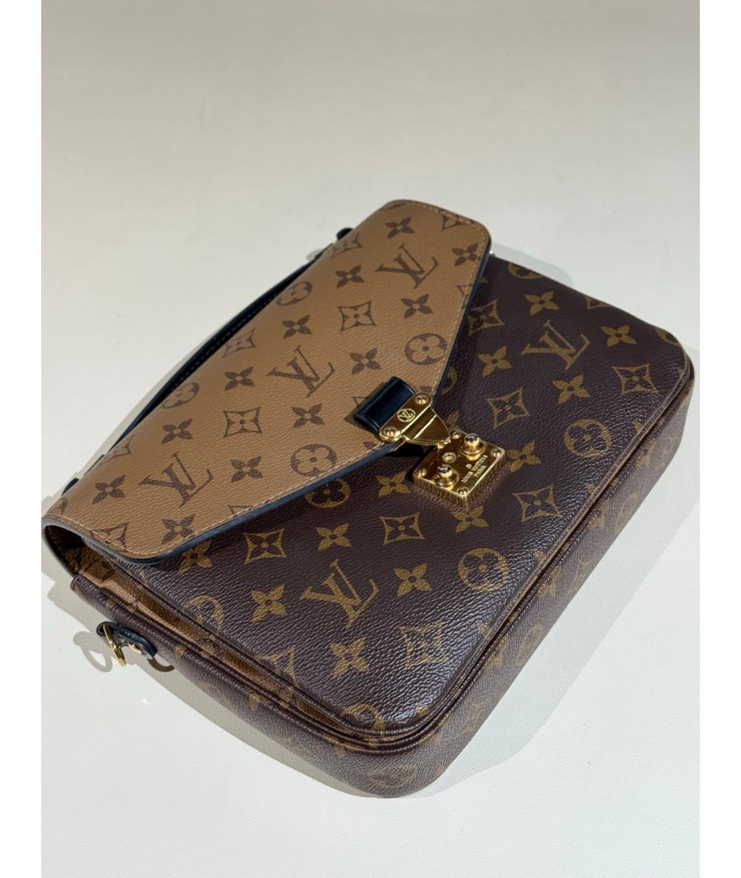 LOUIS VUITTON Коричневая сумка через плечо, фото 7