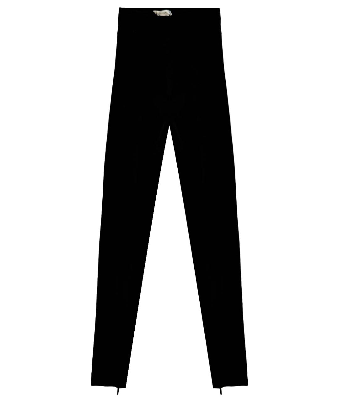 THE ROW Черные шелковые леггинсы и велосипедки, фото 1