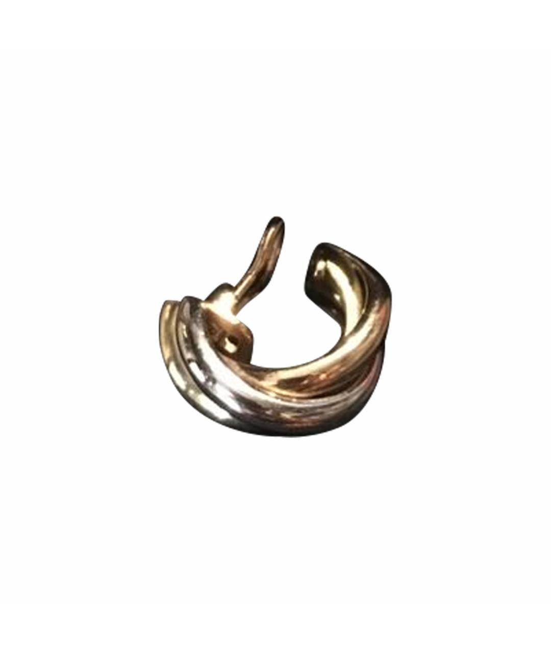 CARTIER Золотые серьги из желтого золота, фото 1