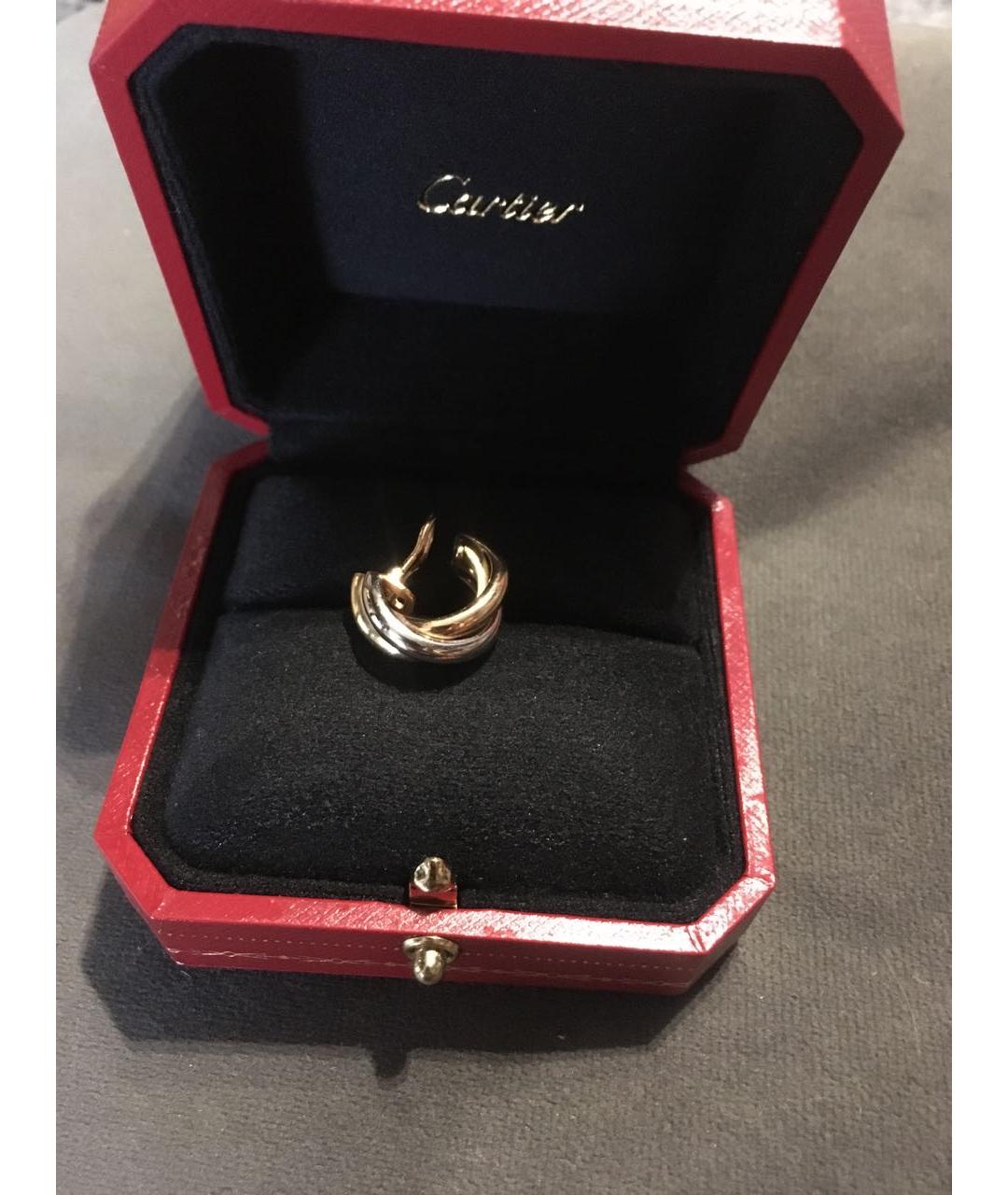 CARTIER Золотые серьги из желтого золота, фото 5