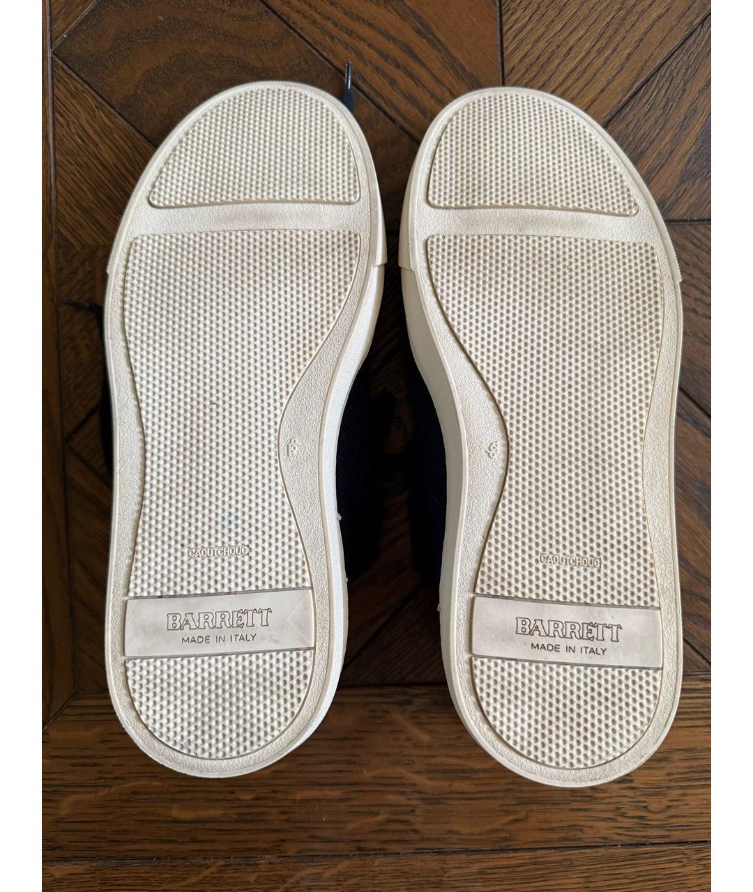 BARRETT Темно-синие текстильные низкие кроссовки / кеды, фото 5