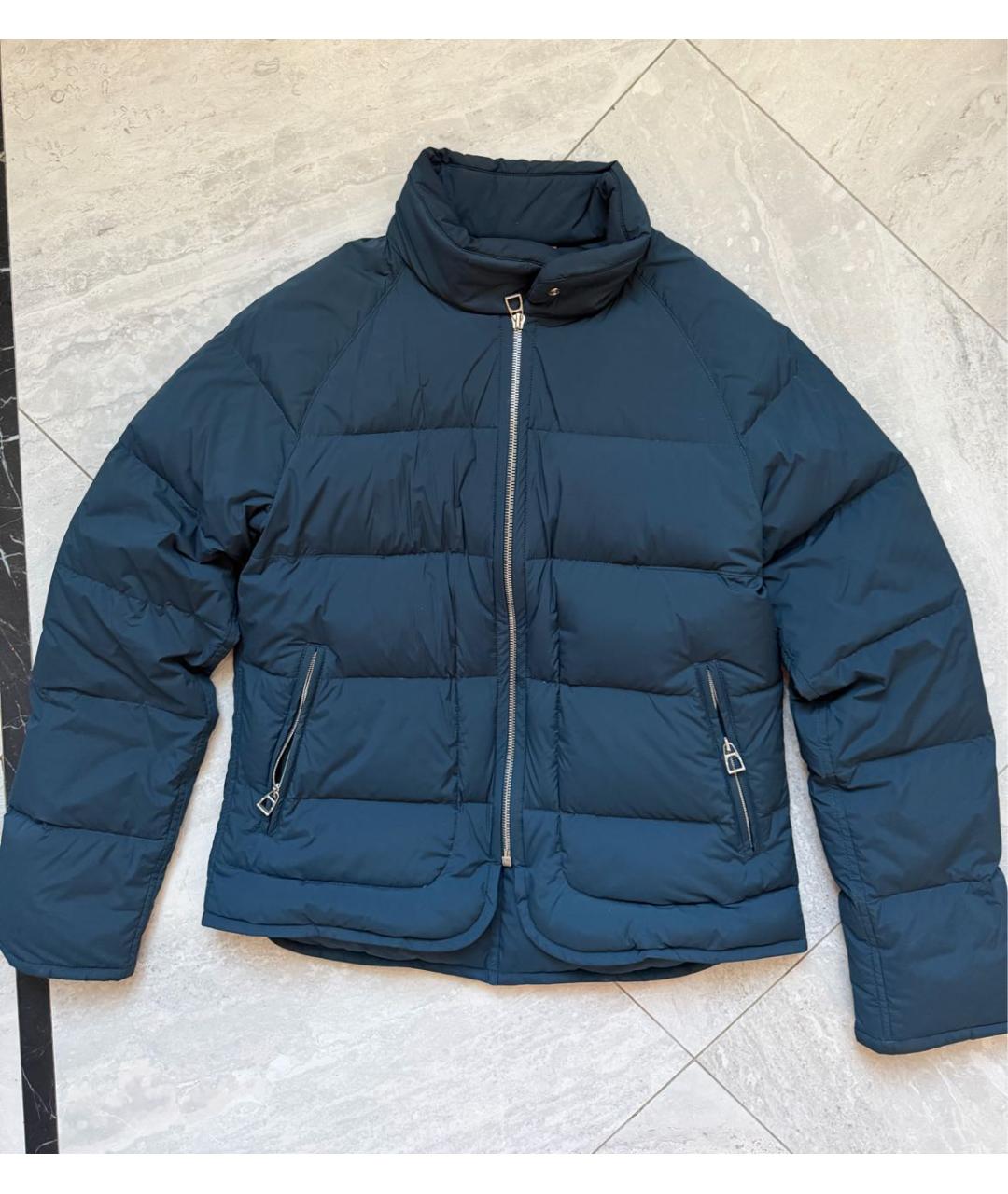 HERMES Темно-синяя куртка, фото 6