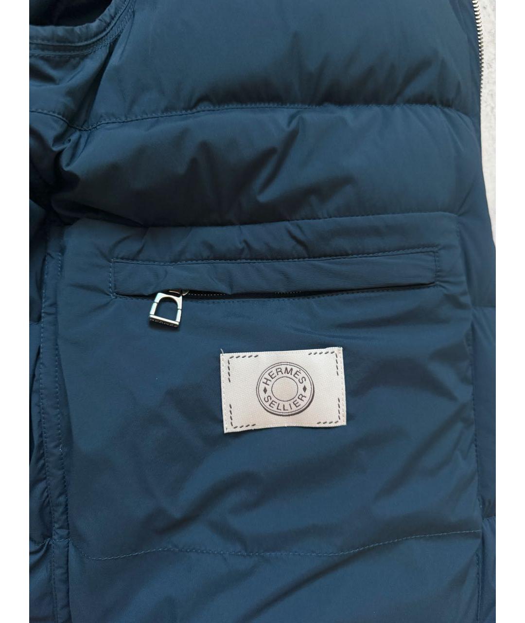 HERMES Темно-синяя куртка, фото 4