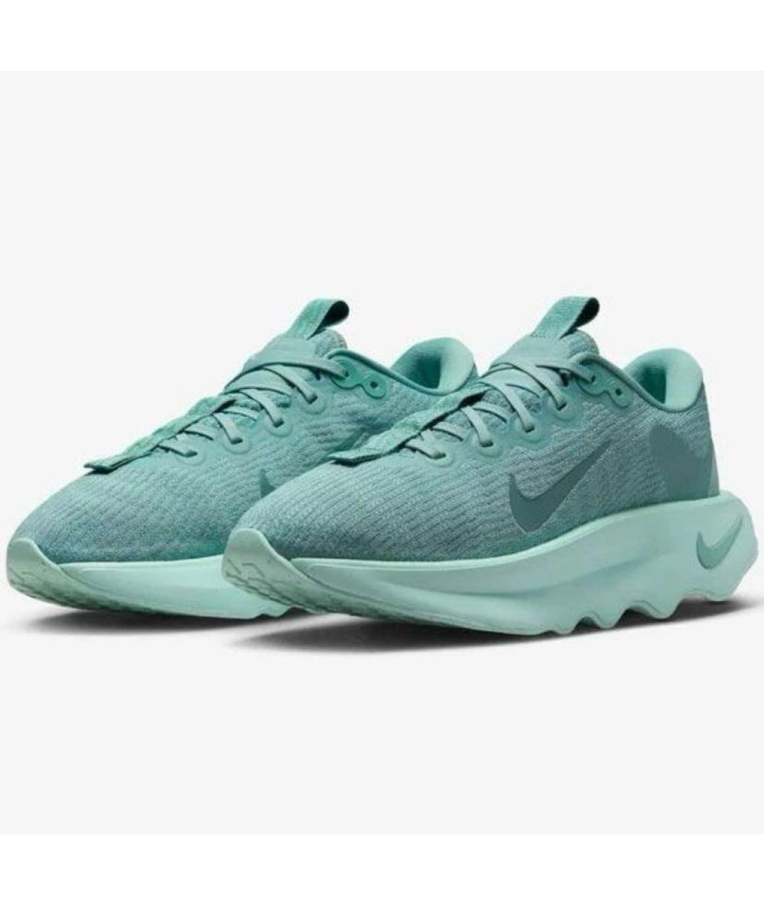 NIKE Бирюзовые текстильные низкие кроссовки / кеды, фото 3