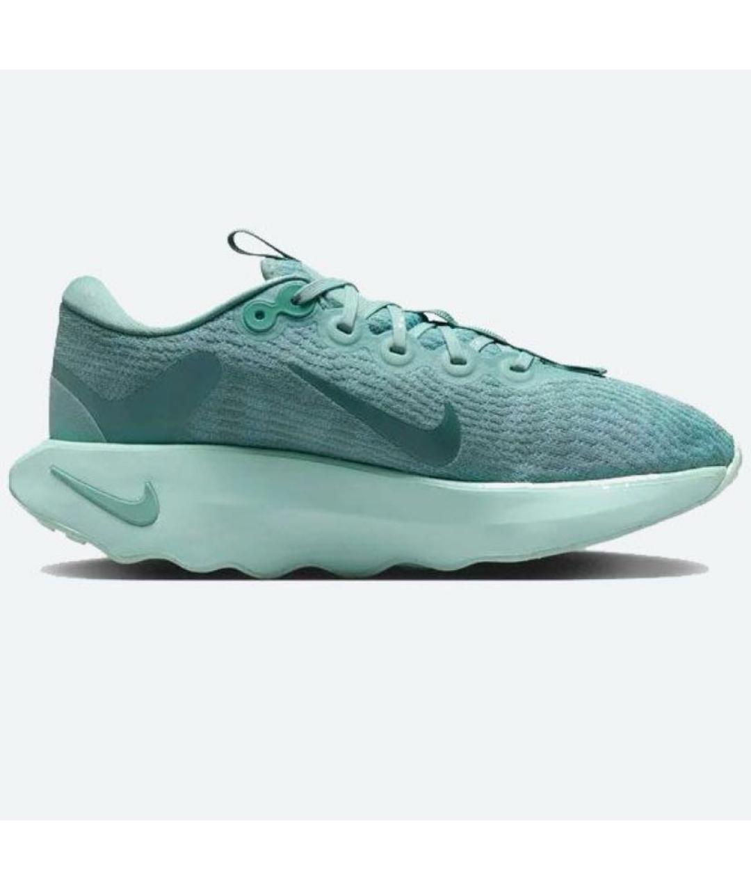 NIKE Бирюзовые текстильные низкие кроссовки / кеды, фото 7