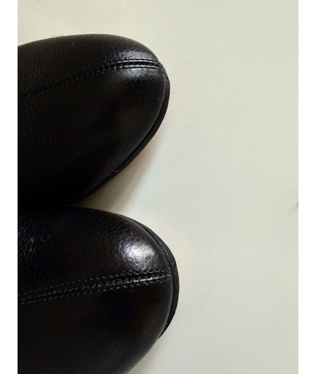 JIMMY CHOO Черные кожаные ботильоны, фото 5