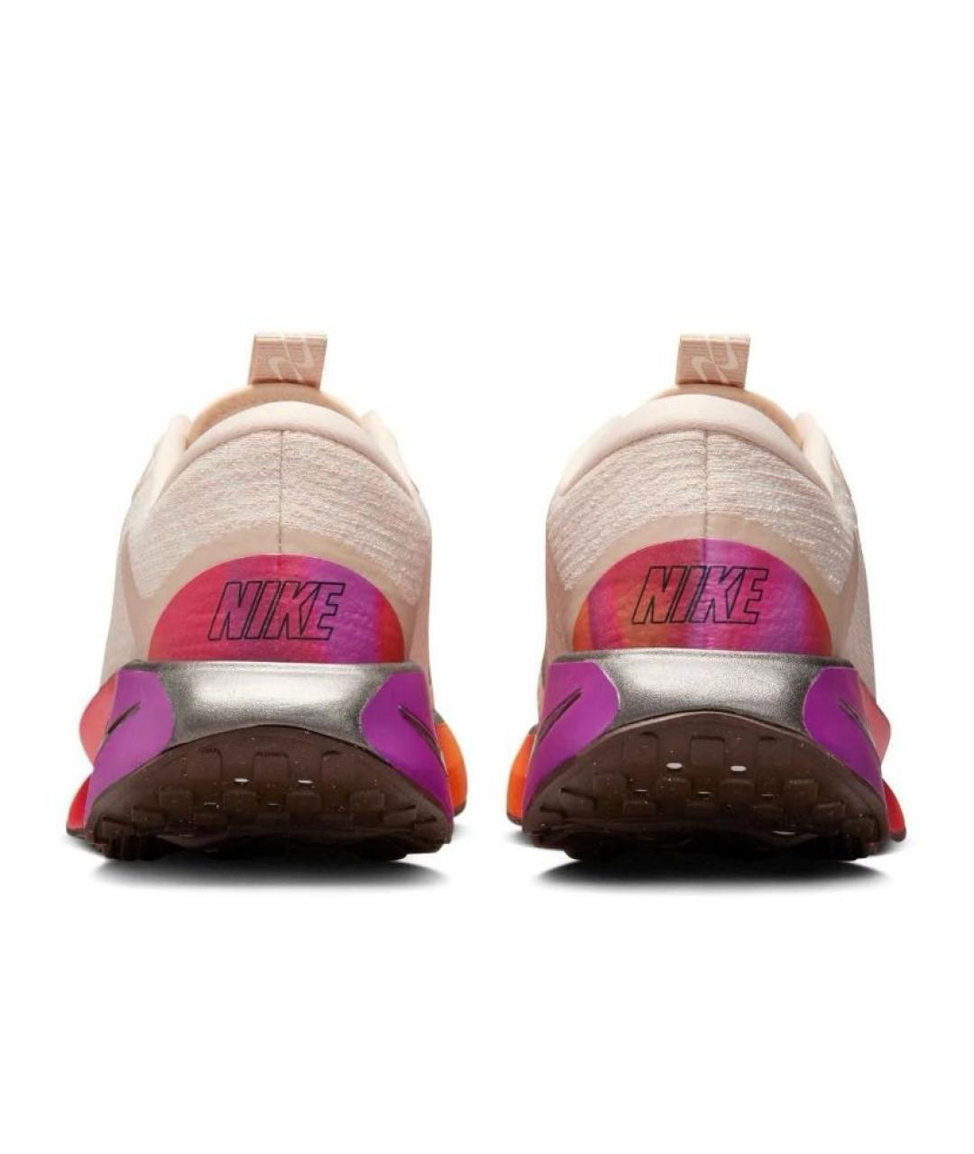 NIKE Бежевые текстильные низкие кроссовки / кеды, фото 4