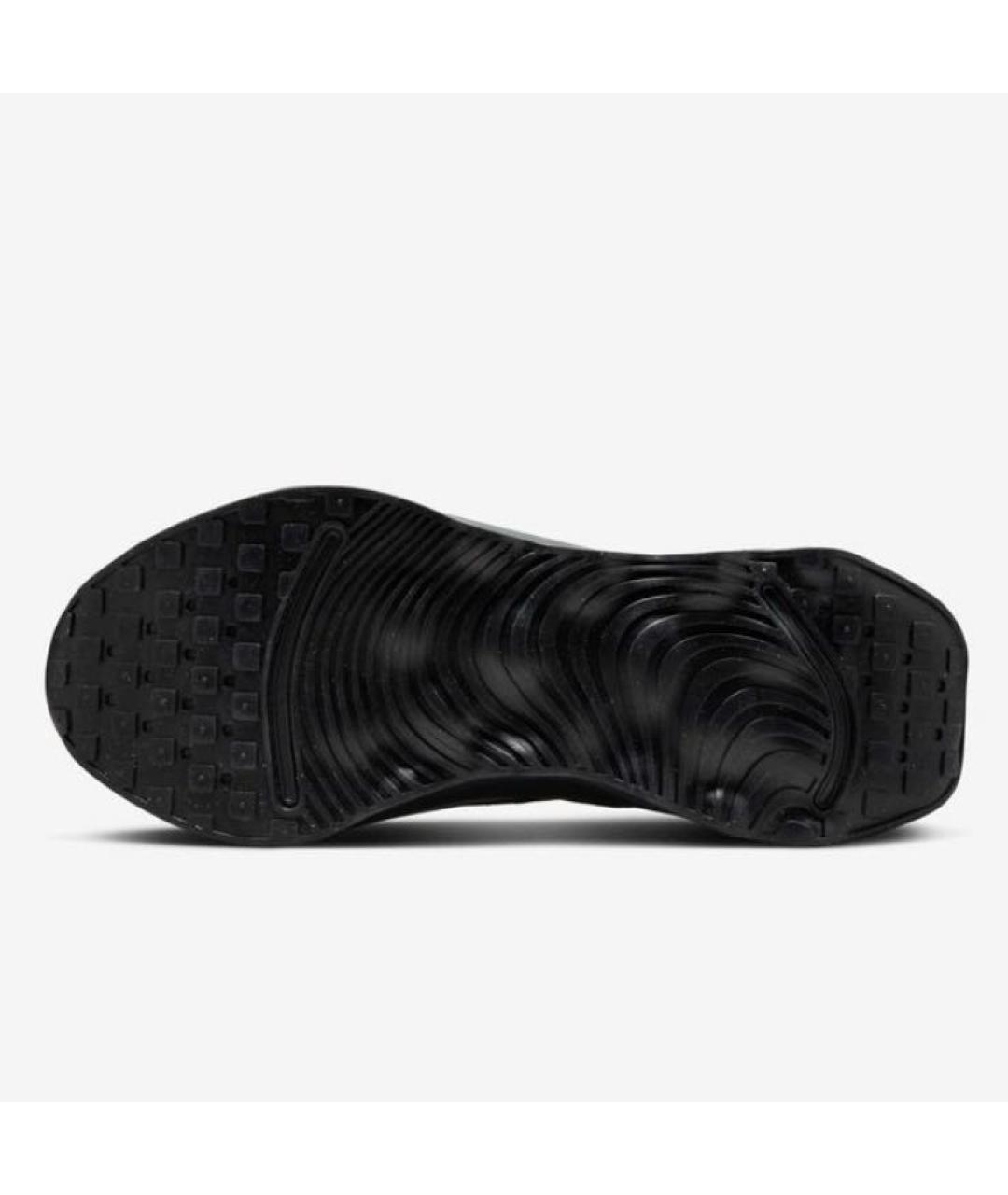 NIKE Черные текстильные низкие кроссовки / кеды, фото 6